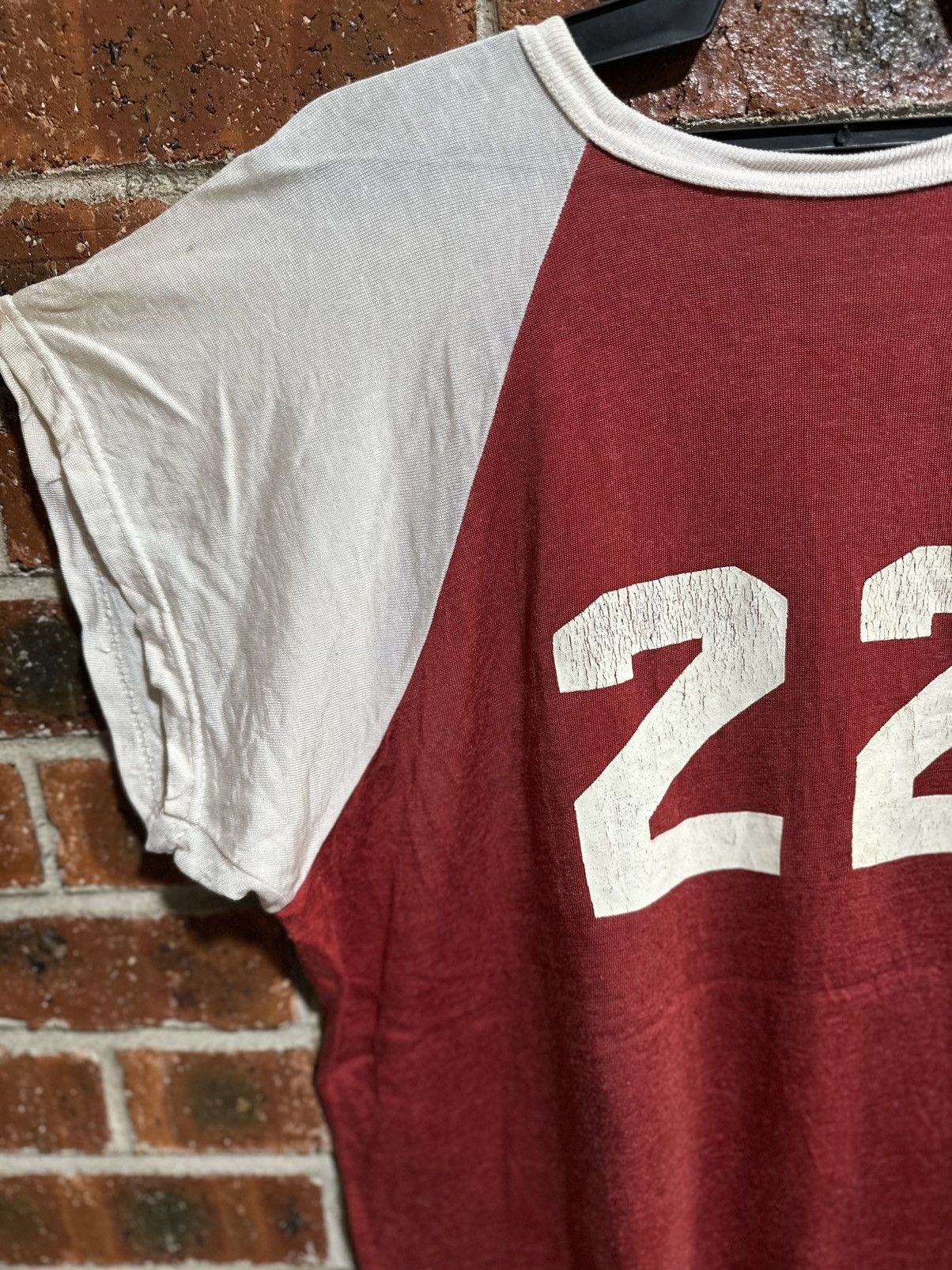 Sears Vintage Bombers Red&White Faded Tee Size US XL / EU 56 / 4 - 12 Thumbnail