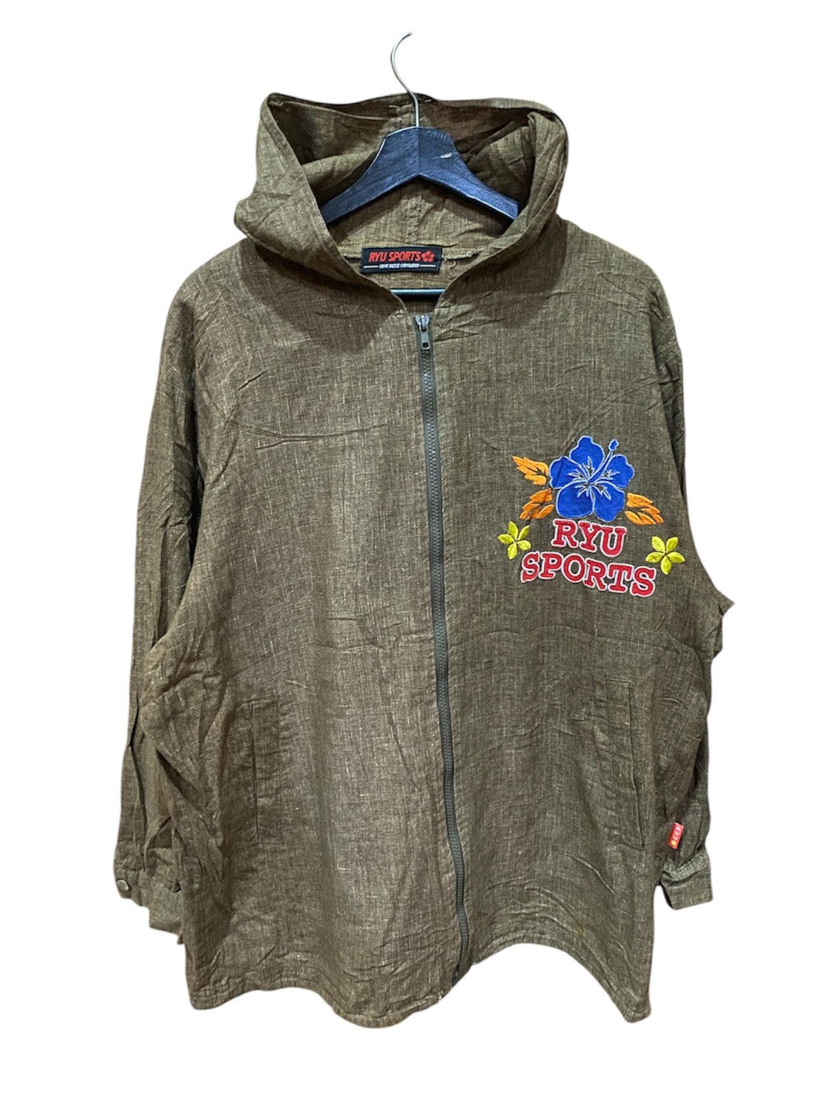 Japanese Brand Vintage Ryu Sports Embroidered Hoodie Jacket Since 1979 Size US L / EU 52-54 / 3 - 2 Thumbnail