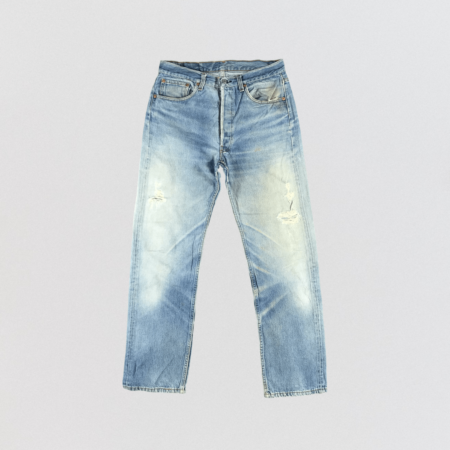 Levi's Vintage 90s Blue Wash Levis 501 Jeans-JM3035 Size US 32 / EU 48 - 1 Thumbnail