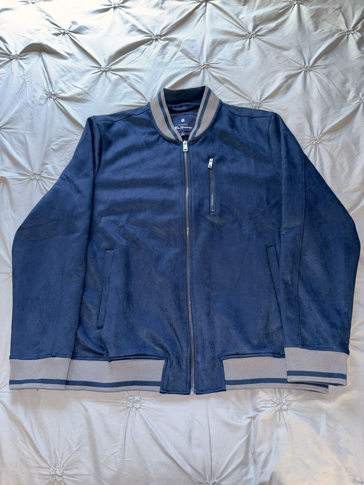 Ben Sherman Faux Suede Bomber