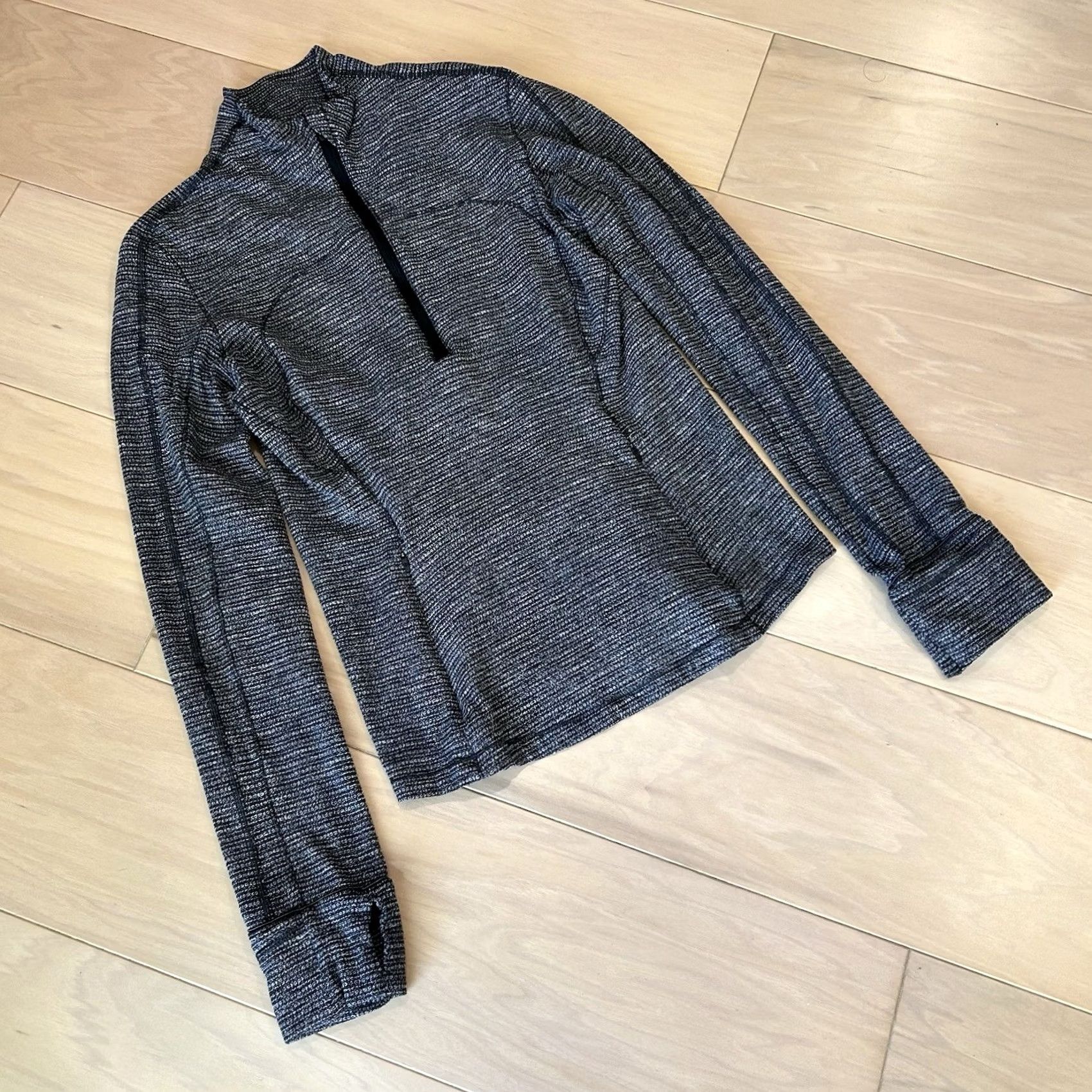 Lululemon Lululemon Run Briskly Pullover 1/2 Zip Activewear Black 6 Women’s Size M / US 6-8 / IT 42-44 - 2 Thumbnail