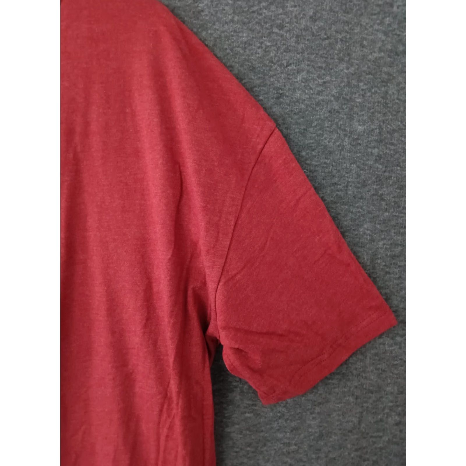 Next Level Next Level T-Shirt Men 2-Pack Crew Neck Burgundy Red 3XL Pocket Solid Summer Casual Shirt Mens Size US XXL / EU 58 / 5 - 7 Thumbnail