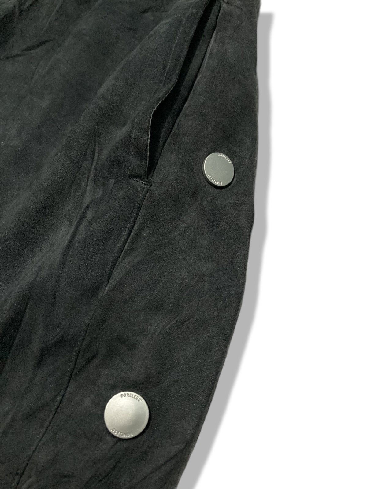 Other Boneless Suede Textured Buttoned Pants Size US 31 - 7 Thumbnail