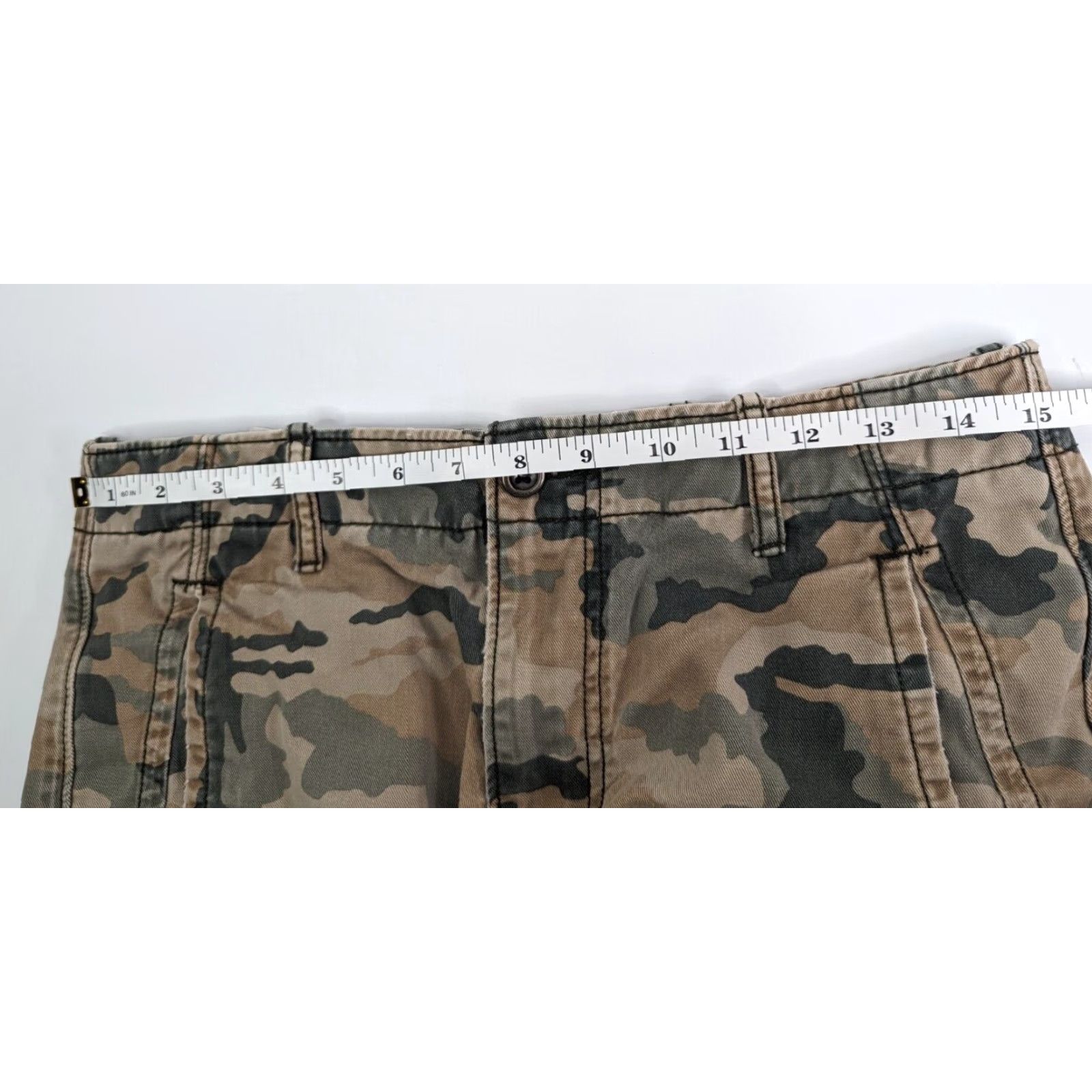 Levi's Levi's Ace Cargo Shorts Camouflage Cotton Men 29 Flat Front Pockets Belt Loops Cargo Pocket Vintage No Size US 29 - 5 Thumbnail