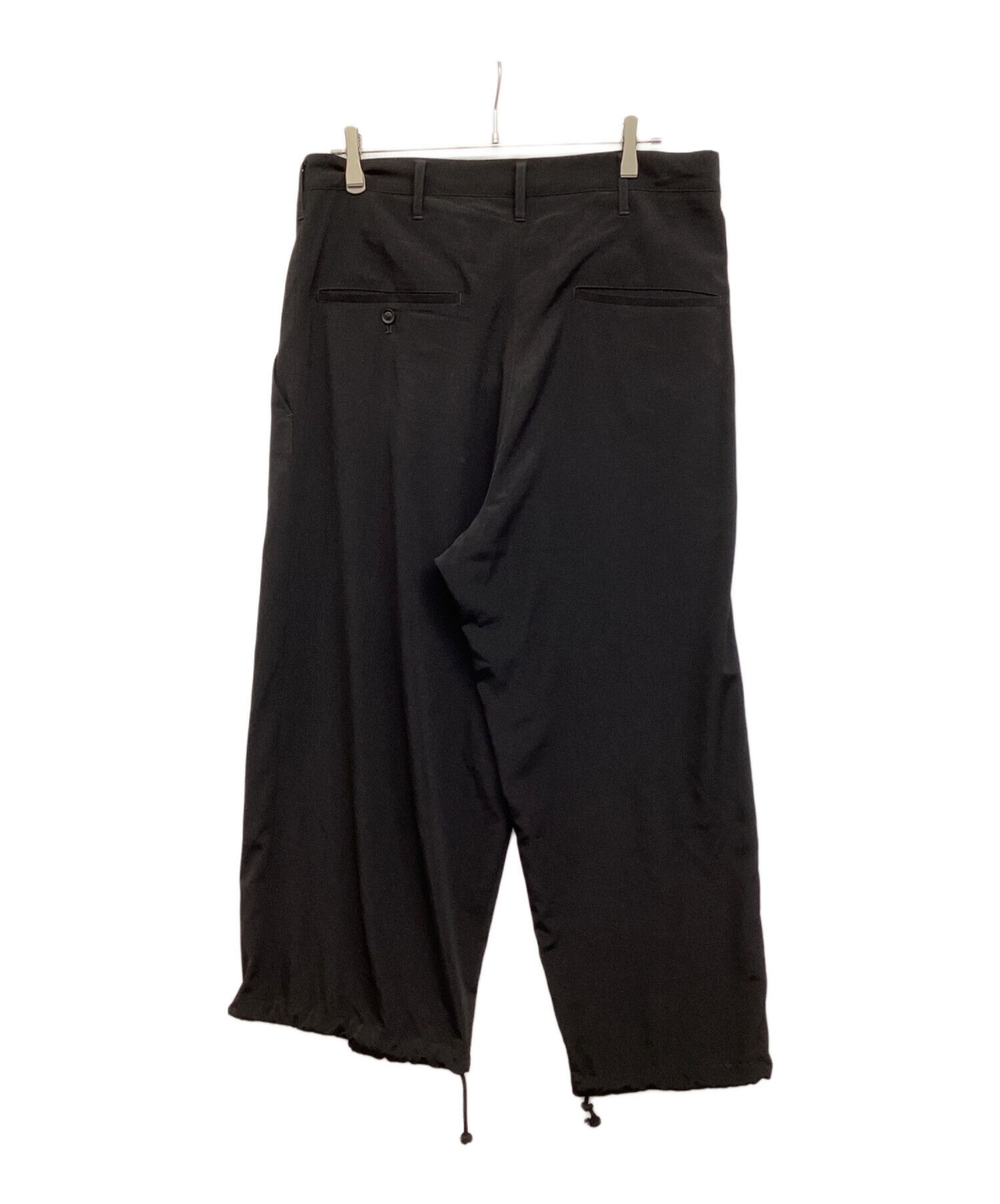 Yohji Yamamoto Yohji Yamamoto pour homme TA TUXEDO R-LEFT TUCKED PANTS Size US 34 / EU 50 - 3 Thumbnail