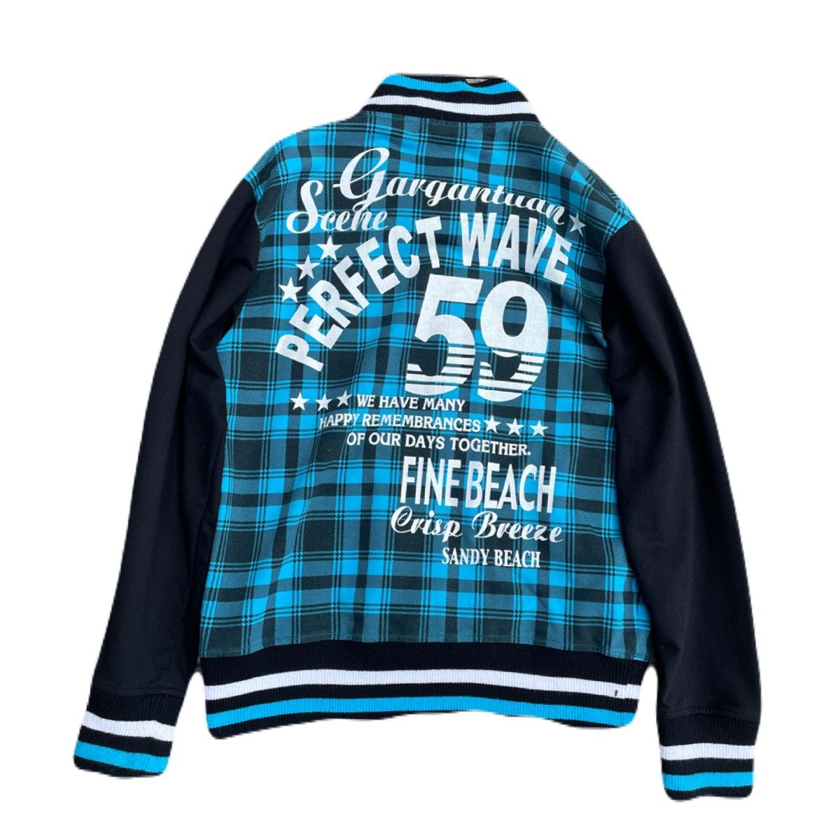 If Six Was Nine 2000s Japanese archive Poem Plaid Jacket Gyaruo Vkei Y2K Size US S / EU 44-46 / 1 - 4 Thumbnail