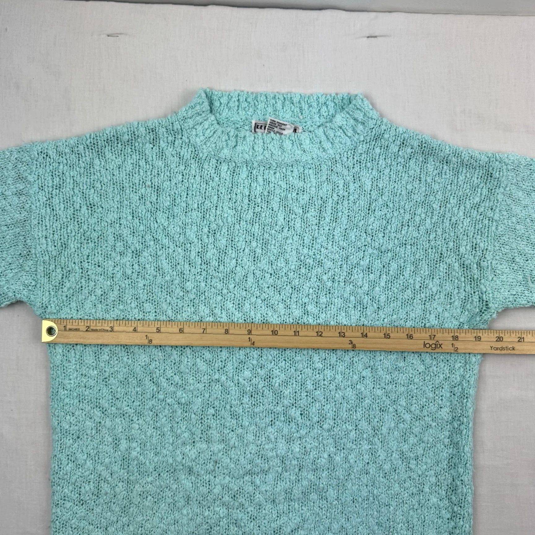 Vintage VINTAGE Retrospective Sweater Women M Blue Preppy 1980s Knit Pullover Casual Womens Medium Blue Preppy 80s Sweater Size M / US 6-8 / IT 42-44 - 7 Thumbnail