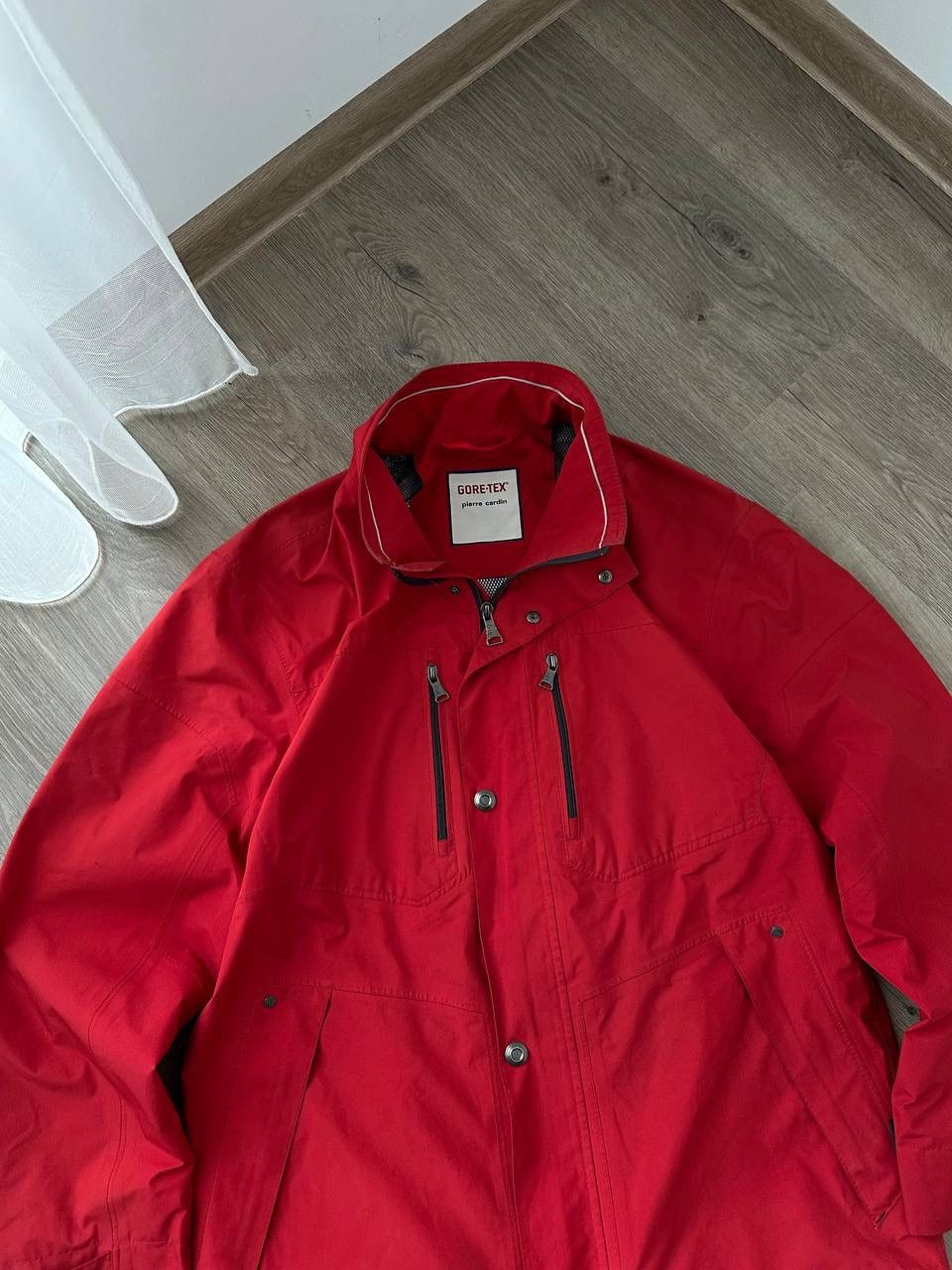 Goretex × Pierre Cardin × Vintage Vintage Pierre Cardin Red Zip Gore-Tex Jacket Size US M / EU 48-50 / 2 - 13 Thumbnail