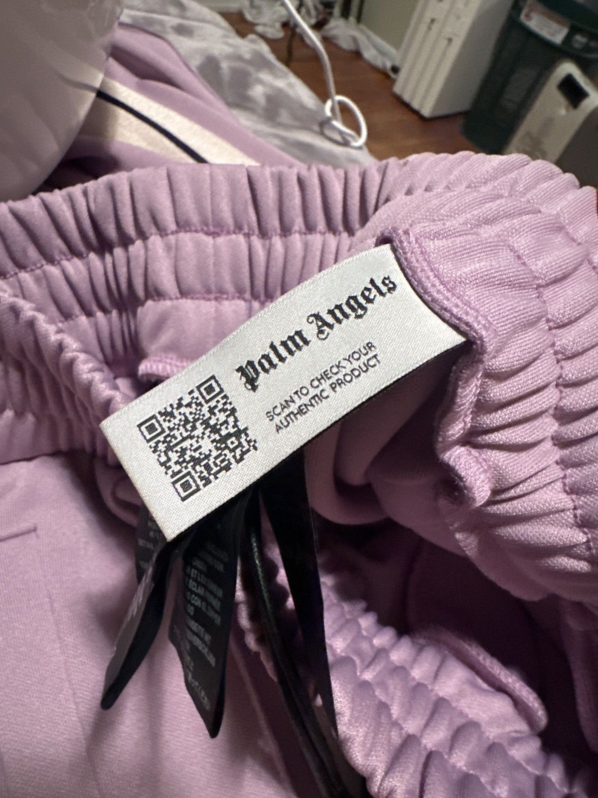Palm Angels Classic Track Pants (Lilac Offwhite) Size US 32 / EU 48 - 4 Thumbnail