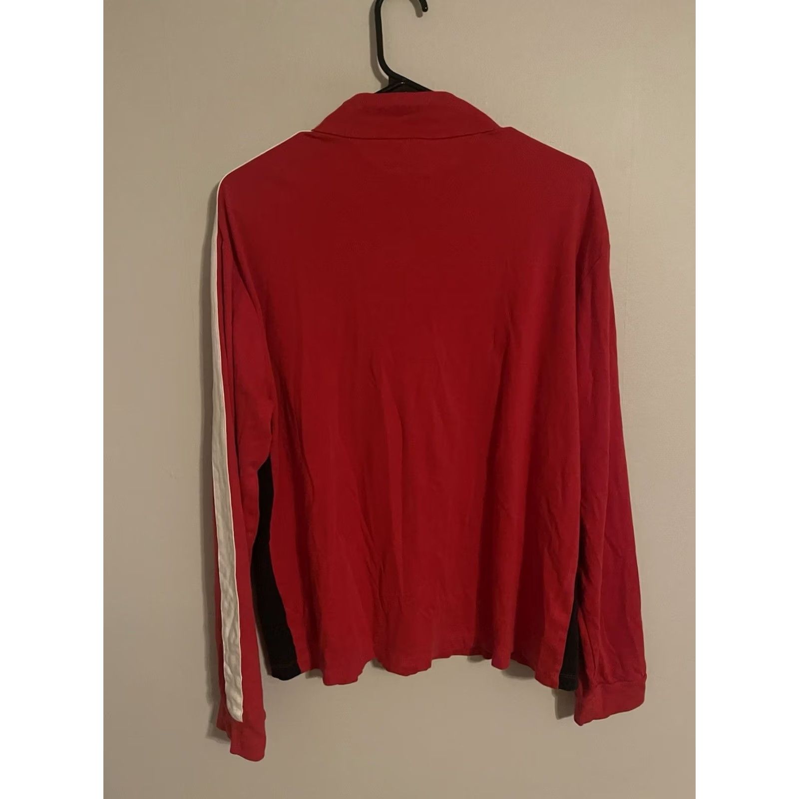 Polo Ralph Lauren Polo Ralph Lauren Track Jacket 1/4 Zip Red XL Mens Polo Ralph Lauren Pima Soft Touch Track Jacket - Men XL Red 1/4 Zip Pullover Jacket Size US XL / EU 56 / 4 - 3 Thumbnail