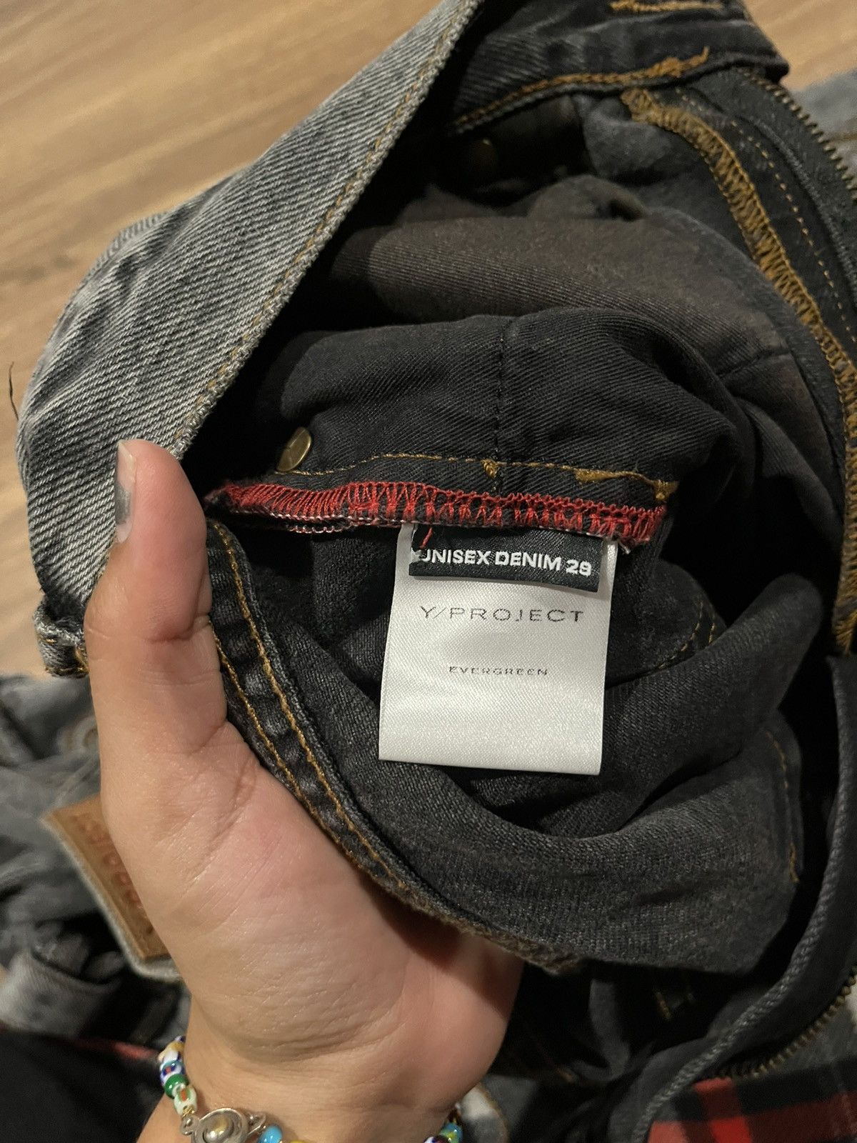 Y/Project Cowboy cuff jeans Size 29" - 5 Thumbnail