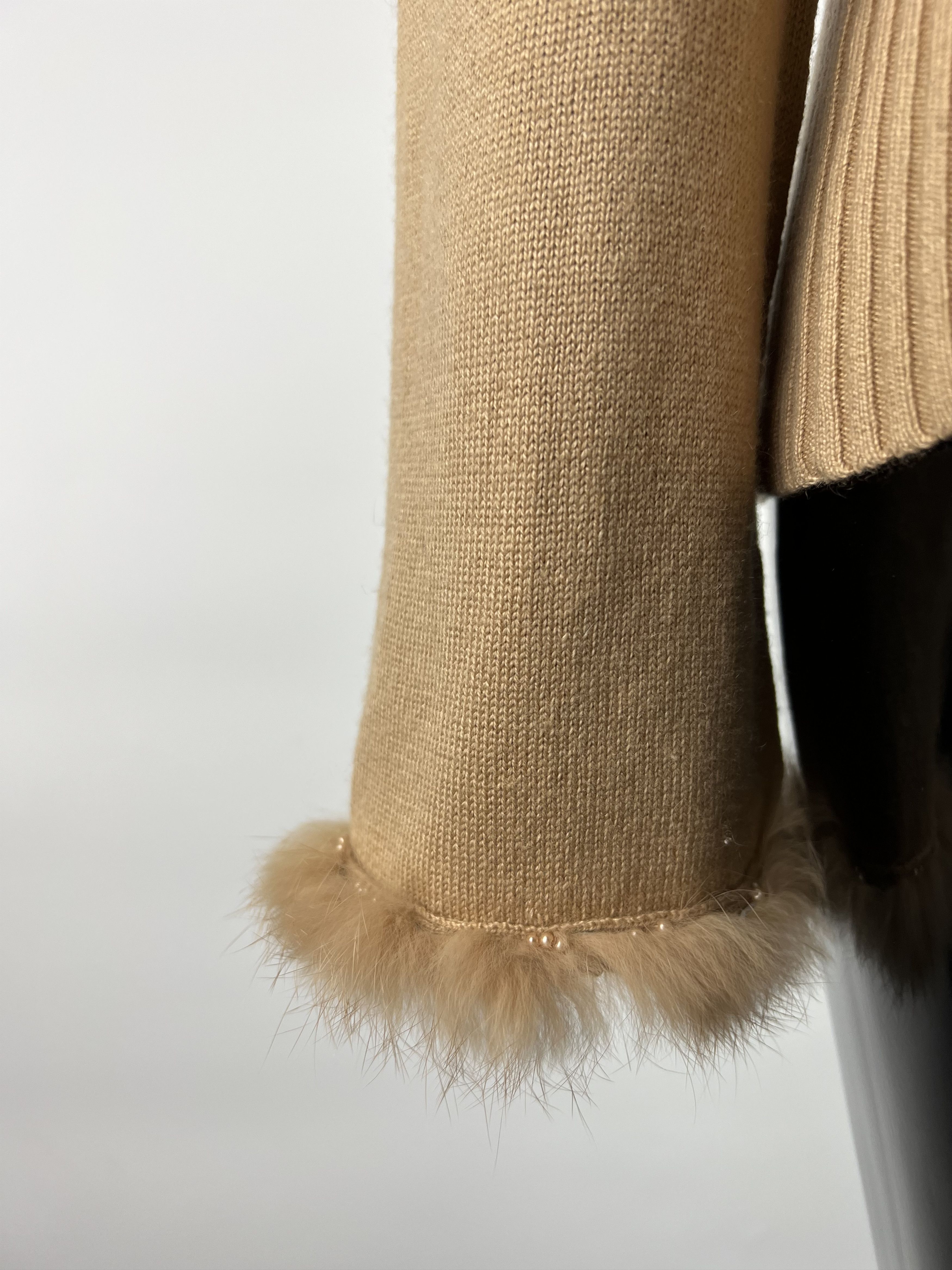Designer Laurel Silk Cashmere Sweater 100% Rabbit Hair Size EU40 Size L / US 10 / IT 46 - 3 Thumbnail