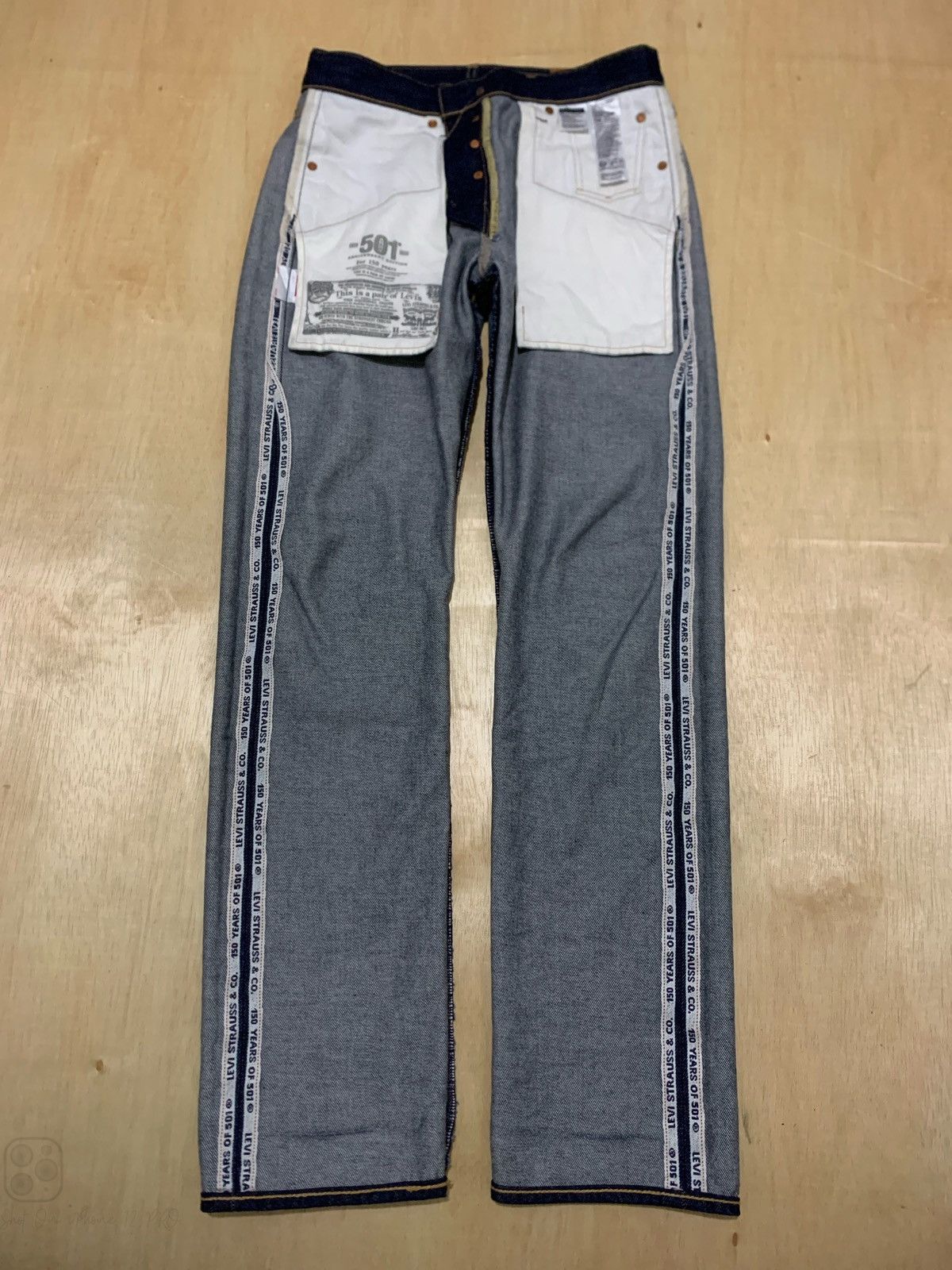 Japanese Brand × Levi's × Levi's Made & Crafted Levi's 501 150th Anniversary Selvedge Denim Jeans Size US 28 / EU 44 - 2 Thumbnail