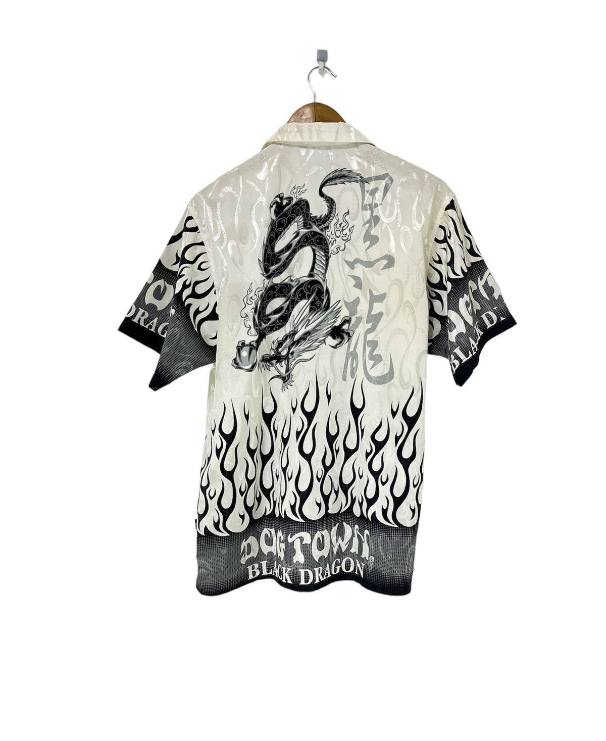 Dogtown Vintage Dog town Button Up Shirt Black Flame Black Dragon Size US L / EU 52-54 / 3 - 1 Thumbnail