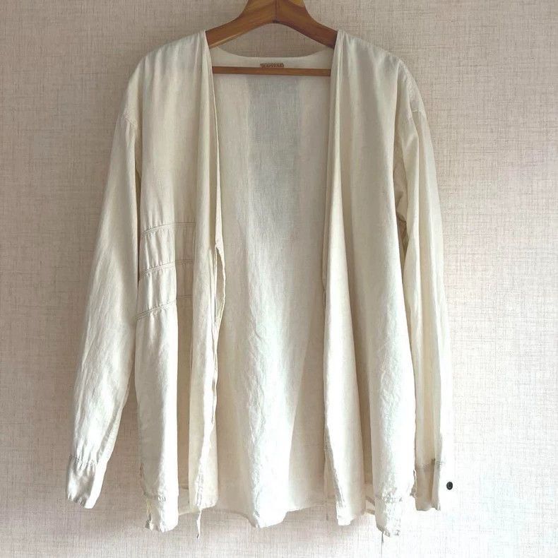 Kapital Kapital Rare Kapital Emblem Embroidered Linen Shirt-2507 Size US M / EU 48-50 / 2 - 6 Thumbnail
