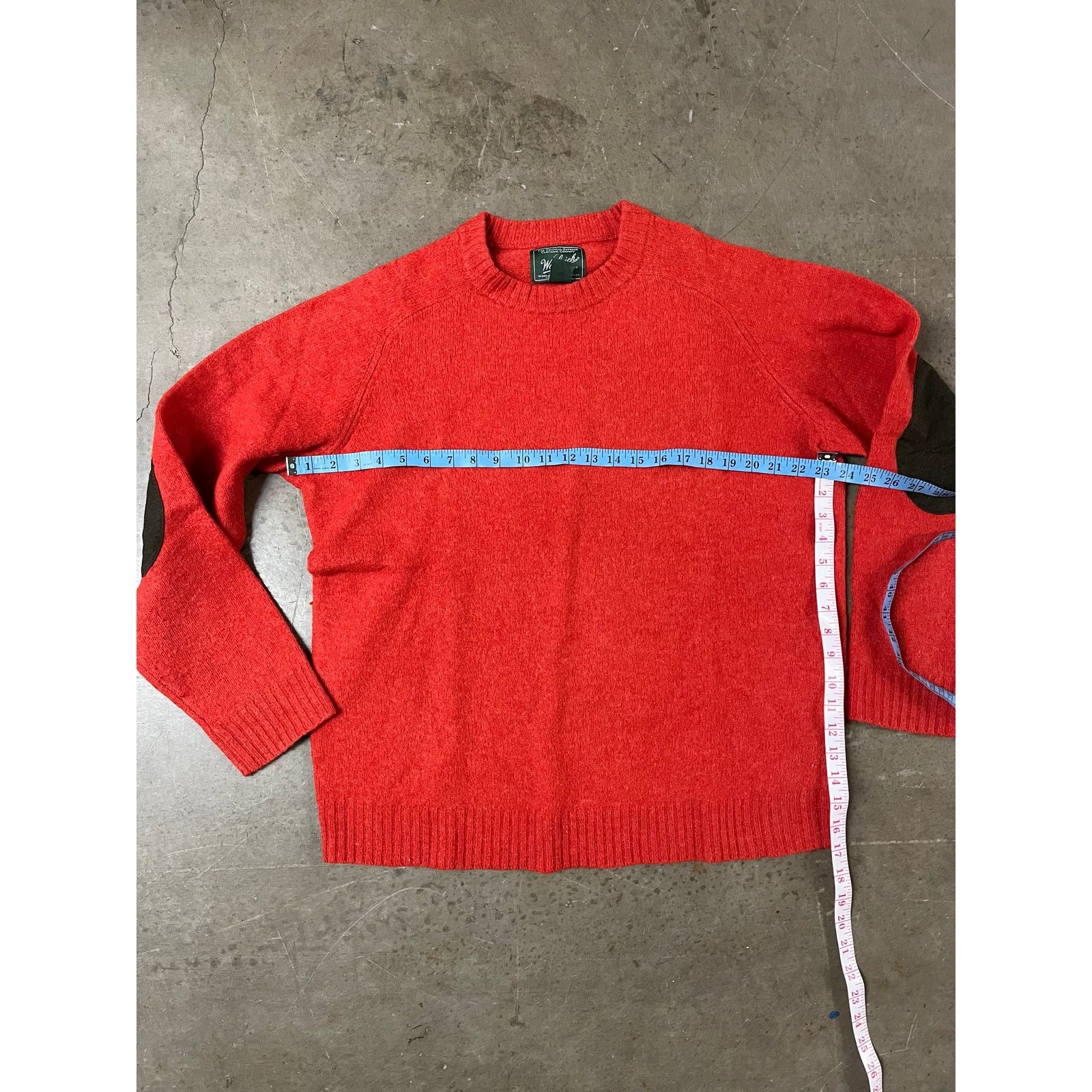 Woolrich Woolen Mills Woolrich - Wool sweater / XL / Orange Size US XL / EU 56 / 4 - 4 Thumbnail
