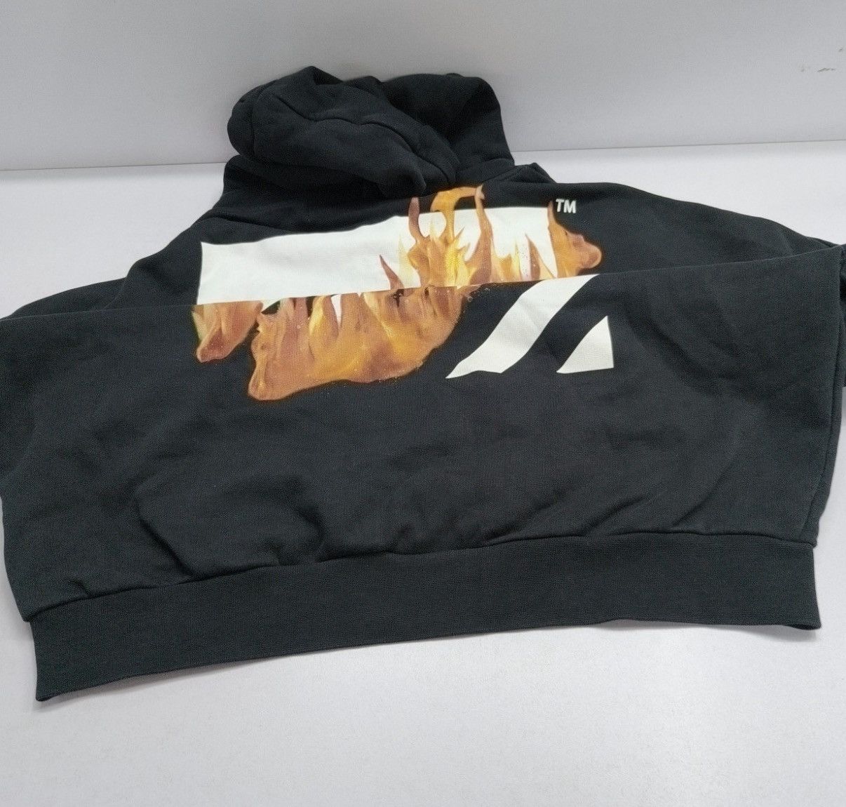 Off-White Off-White Diag Fire Back Zip Sweatshirt Size US XL / EU 56 / 4 - 11 Thumbnail