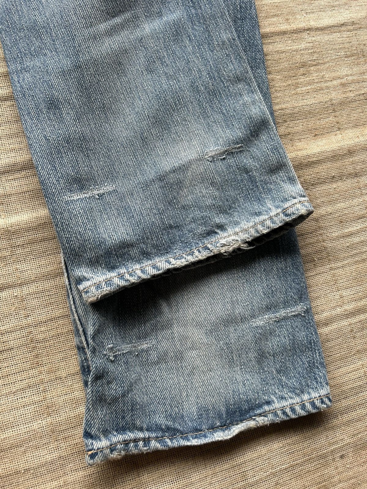 Hysteric Glamour × Japanese Brand Vtg HYSTERIC GLAMOUR XXX Selvedge Distressed denim RARE☠️ Size US 31 - 18 Thumbnail