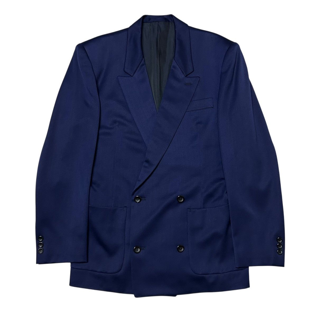 Yohji Yamamoto 634 80s Y's Yohji Yamamoto vintage suit set up men navy rare Size 40R - 2 Thumbnail