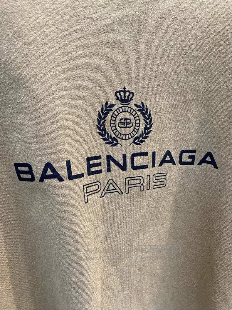 Balenciaga Balenciaga Khaki Wheat Pattern Short Sleeve T-Shirt Size US S / EU 44-46 / 1 - 3 Thumbnail