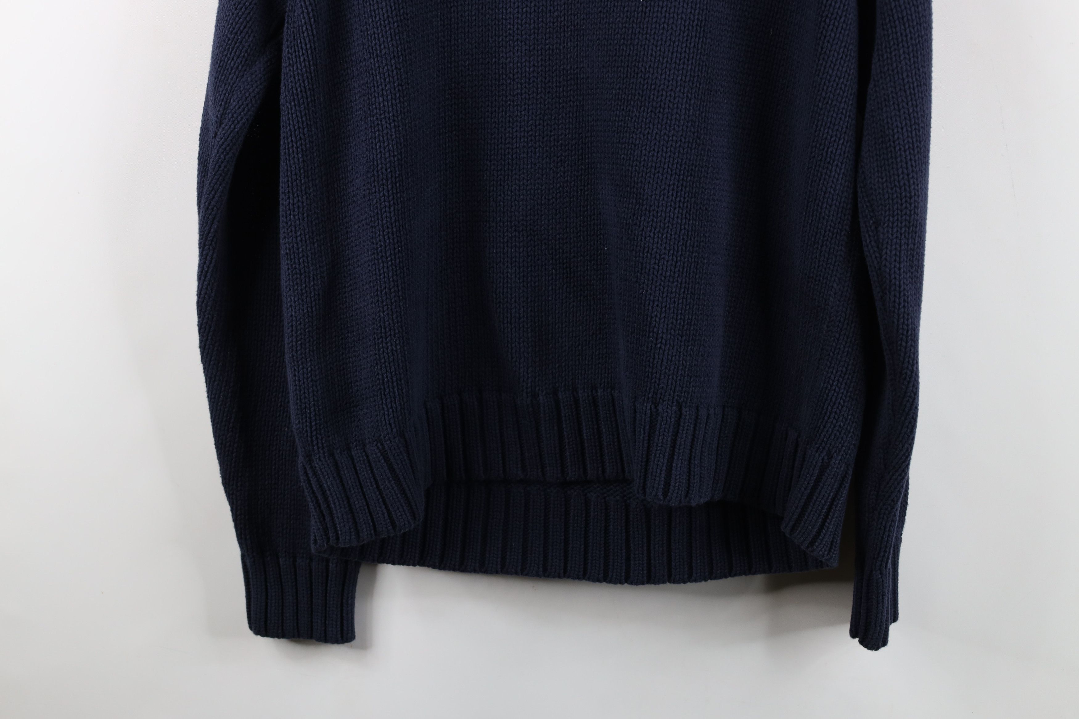 Gap Vintage Y2K 2001 Gap Block Heavyweight Cotton Knit Sweater Size US L / EU 52-54 / 3 - 11 Thumbnail
