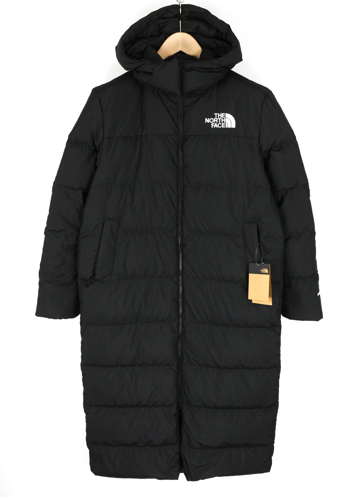 The North Face NF0A4R3K S Black Down Padded Long Puffer 81184 Size S / US 4 / IT 40 - 1 Thumbnail