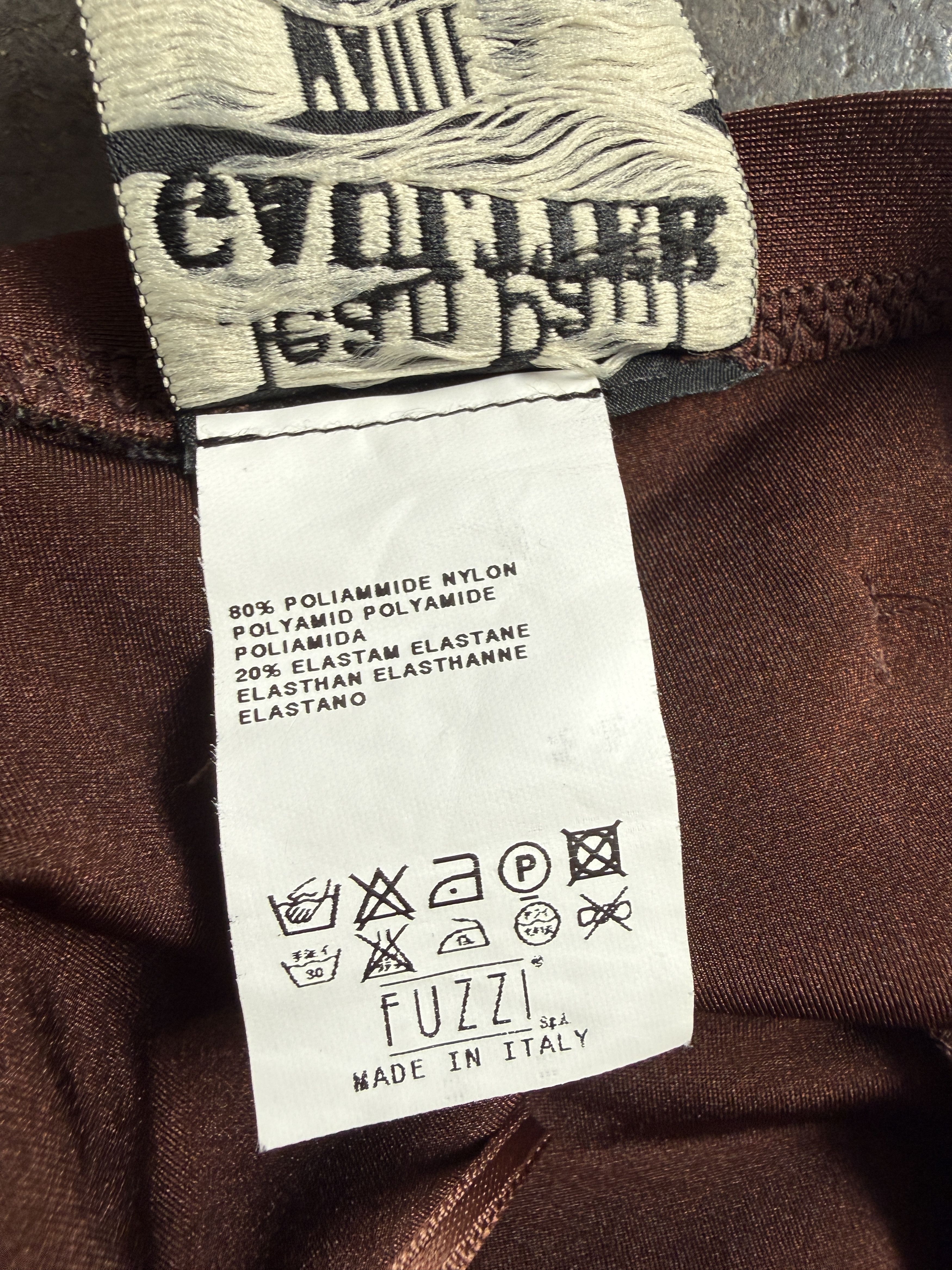 Jean Paul Gaultier Early 2000's Brand New Twisted Capri Tights Size 26" / US 2 / IT 38 - 9 Thumbnail