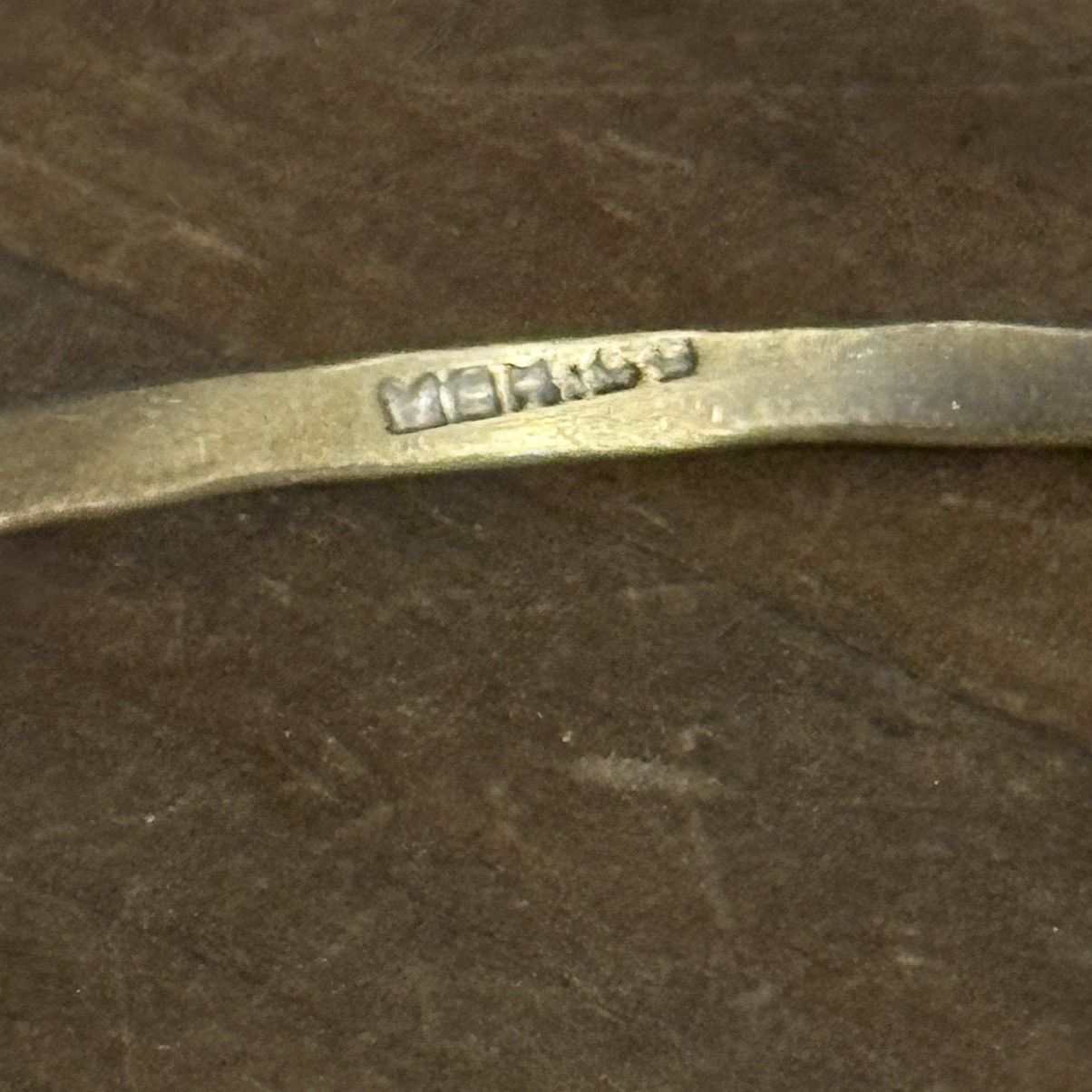 Vintage Vintage hammered silver wavy Mexico bangle bracelet Size ONE SIZE - 3 Thumbnail