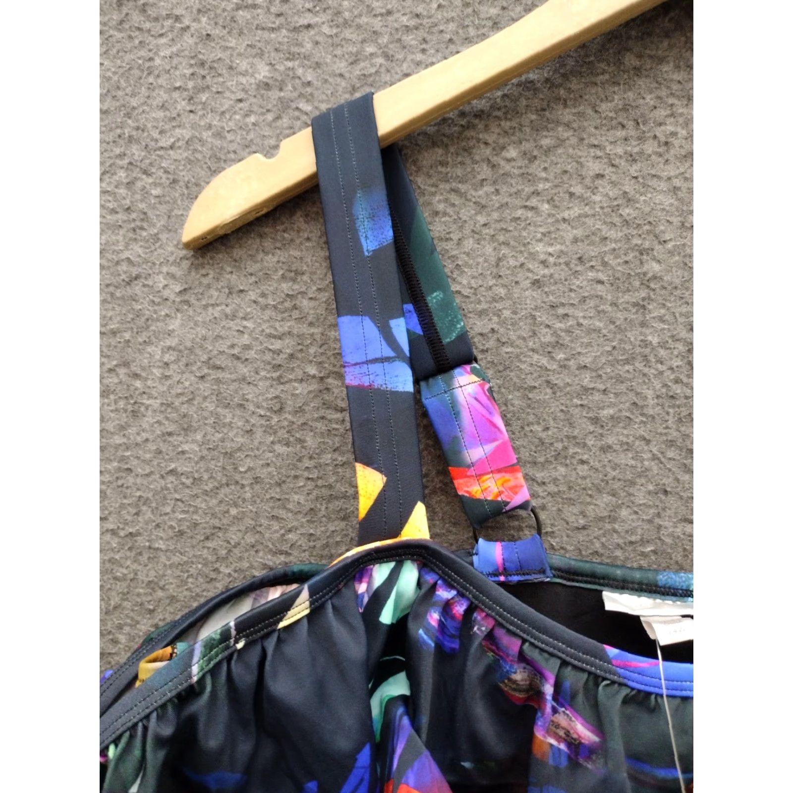 Avenue Avenue 14W Multicolor Jungle Paradise Ruffle One Piece Women's Swimsuit Beach Size ONE SIZE - 7 Thumbnail