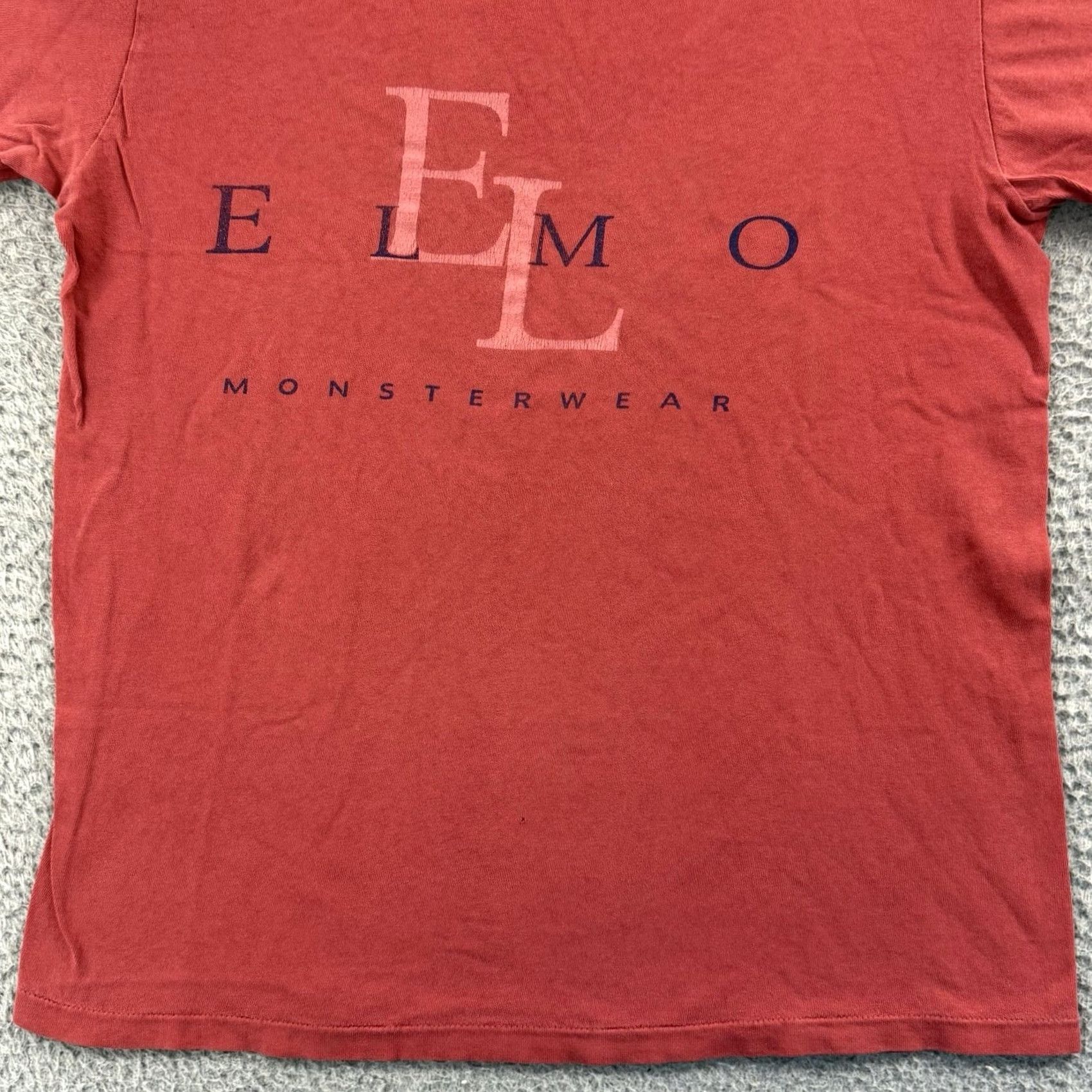 Changes VINTAGE Changes Elmo Monster Wear Shirt Adult Medium Red 90s Sesame Street Short Sleeve T-Shirt Mens Size US M / EU 48-50 / 2 - 3 Thumbnail