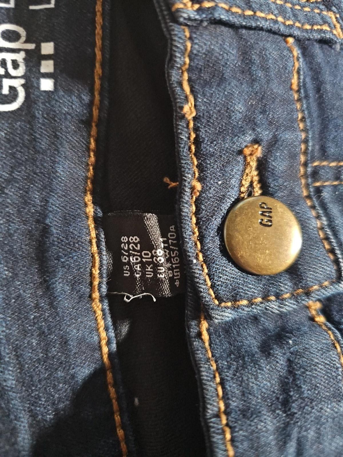 Gap Gap Women's Jeans Sz 6/28 Skinny Stretch Skimmer Leggings Size 28" / US 6 / IT 42 - 3 Thumbnail