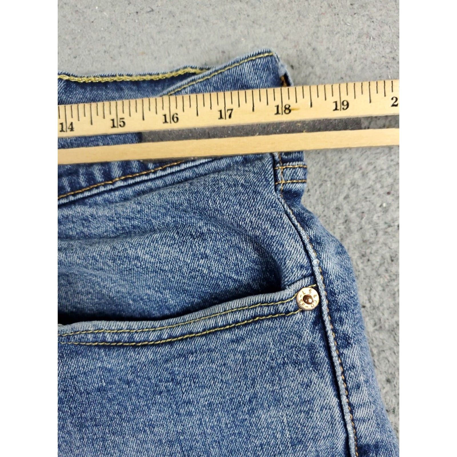 Levi's Levis 505 Jeans Mens 38x30 Blue Straight Leg Denim Pants Size US 38 / EU 54 - 4 Thumbnail