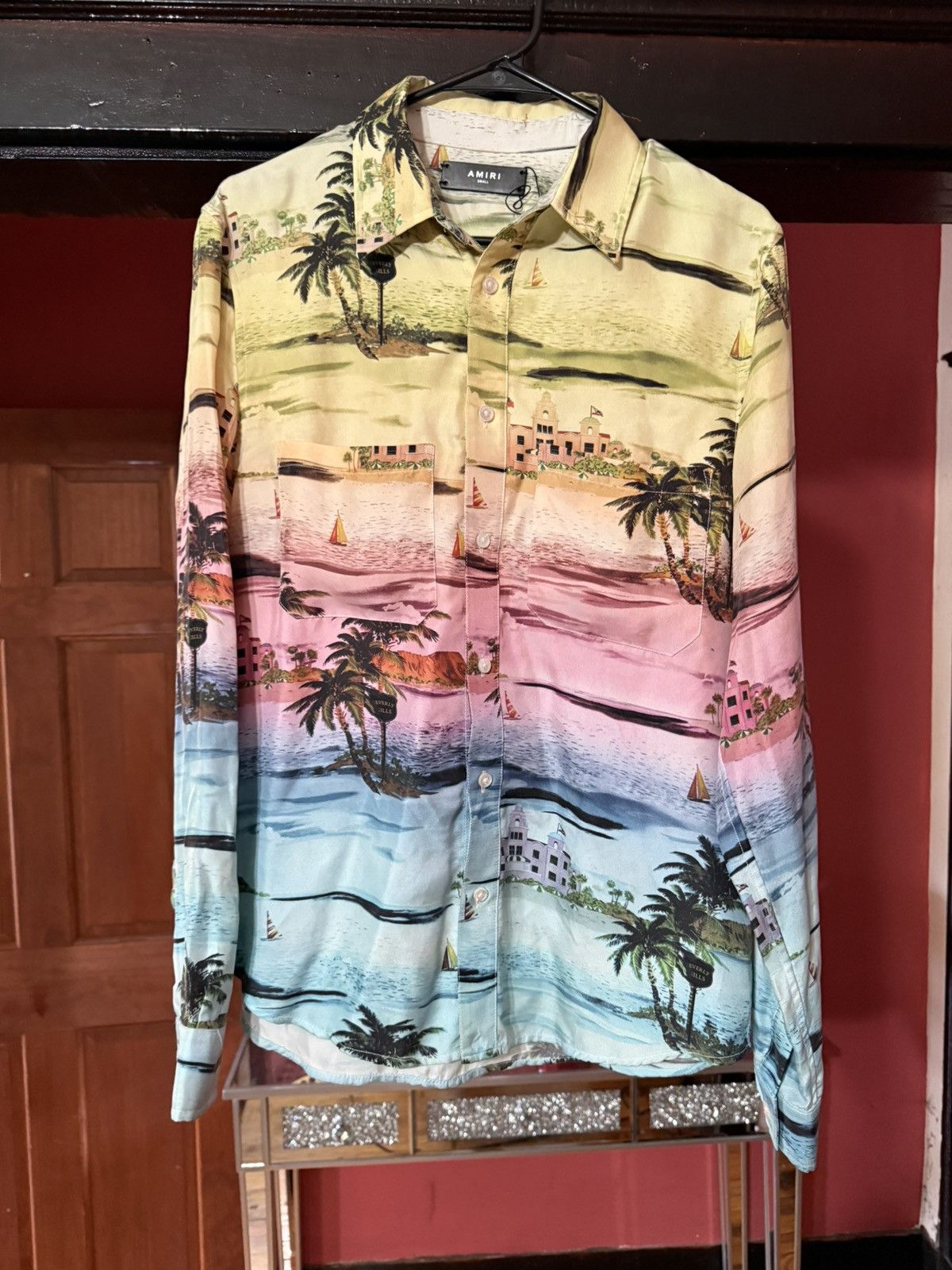 Amiri Amiri Beverly Hills Hawaiian Shirt Size Small Size US S / EU 44-46 / 1 - 1 Thumbnail