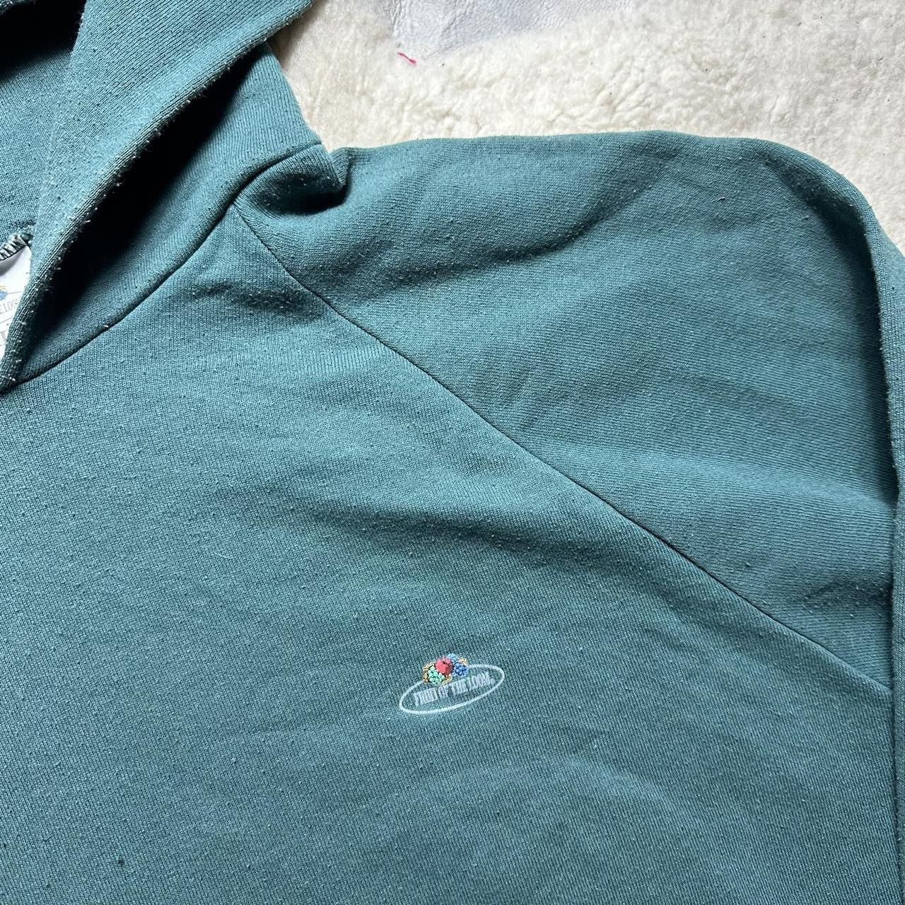 Fruit Of The Loom × Vintage Vintage fruit of the loom blank Hoodie Size US XL / EU 56 / 4 - 4 Thumbnail
