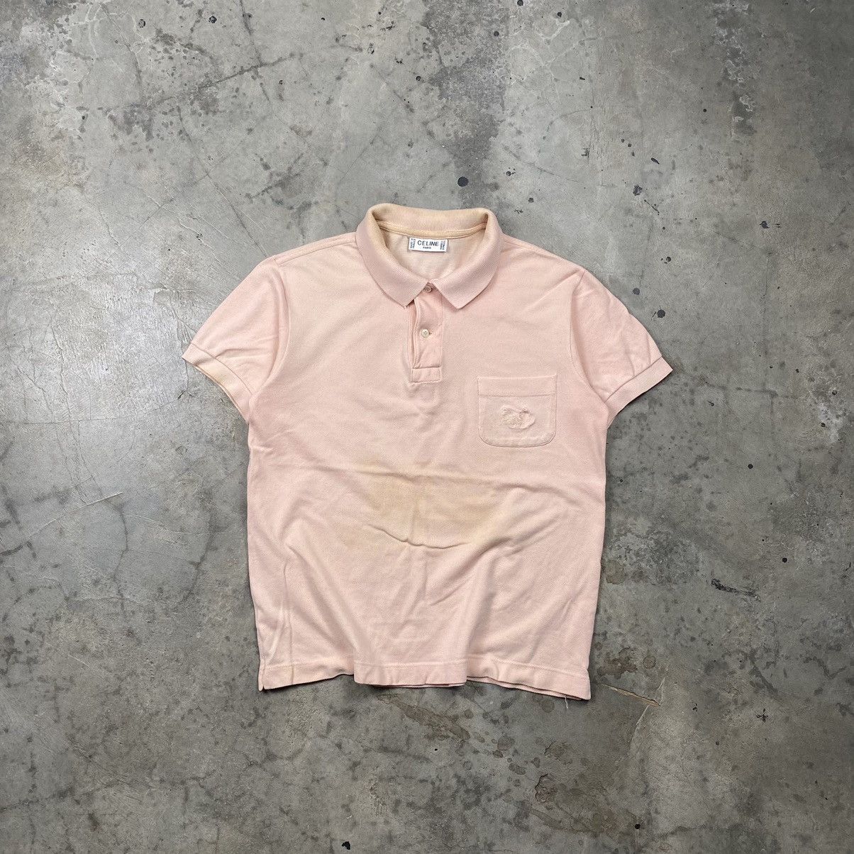 Celine × Designer Vintage 90s Celine Paris Made In France Polos Size M / US 6-8 / IT 42-44 - 1 Thumbnail