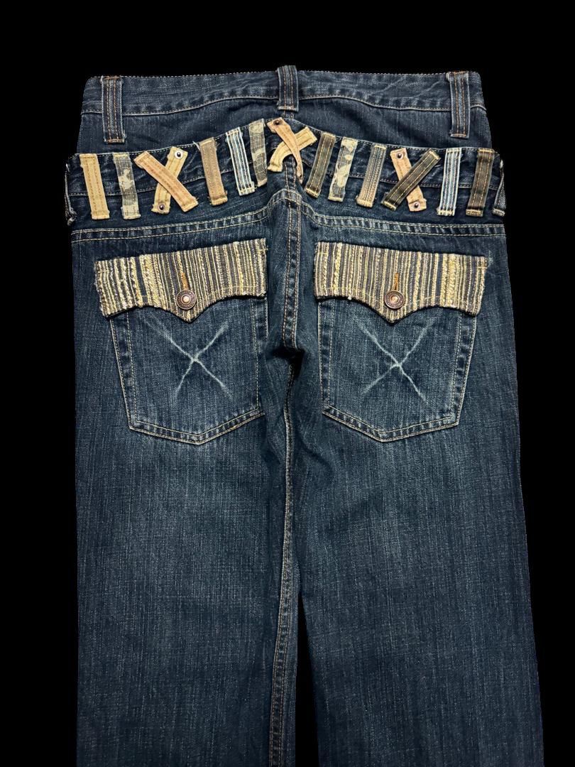 Other Double Waist Sick Dominate 🇯🇵 Rusty Mudwash Distressed Jean Size US 29 - 14 Thumbnail