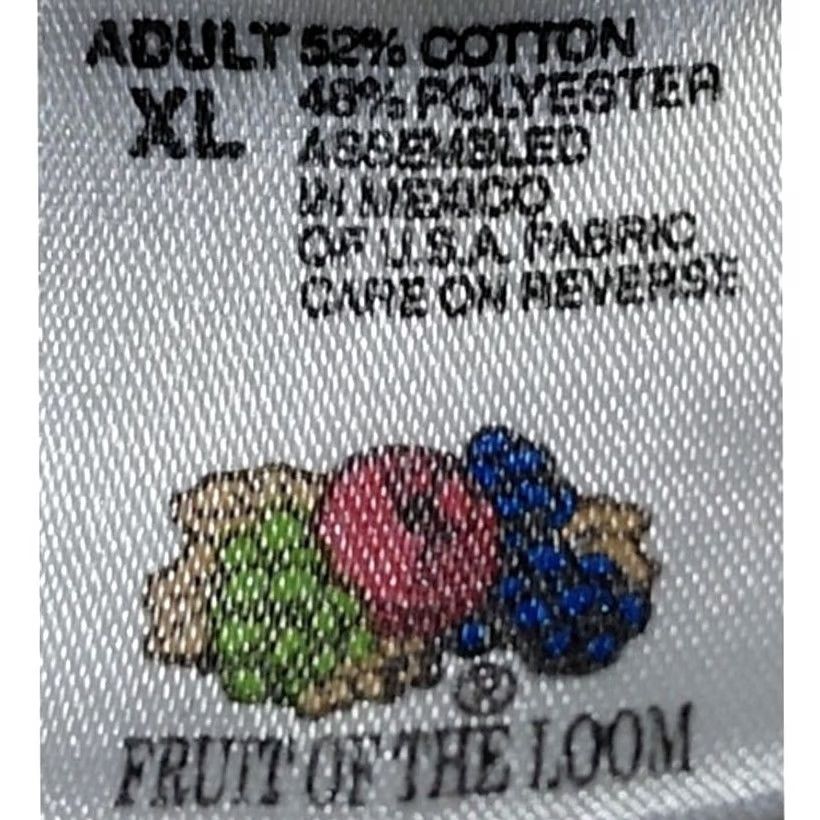 Fruit Of The Loom Fruit of the Loom Olympiad Graphic Print Sweatshirt Gray Knit Pullover Size XL Mens Regular Crew Neck Long Sleeve Cotton Polyester Size US XL / EU 56 / 4 - 4 Thumbnail
