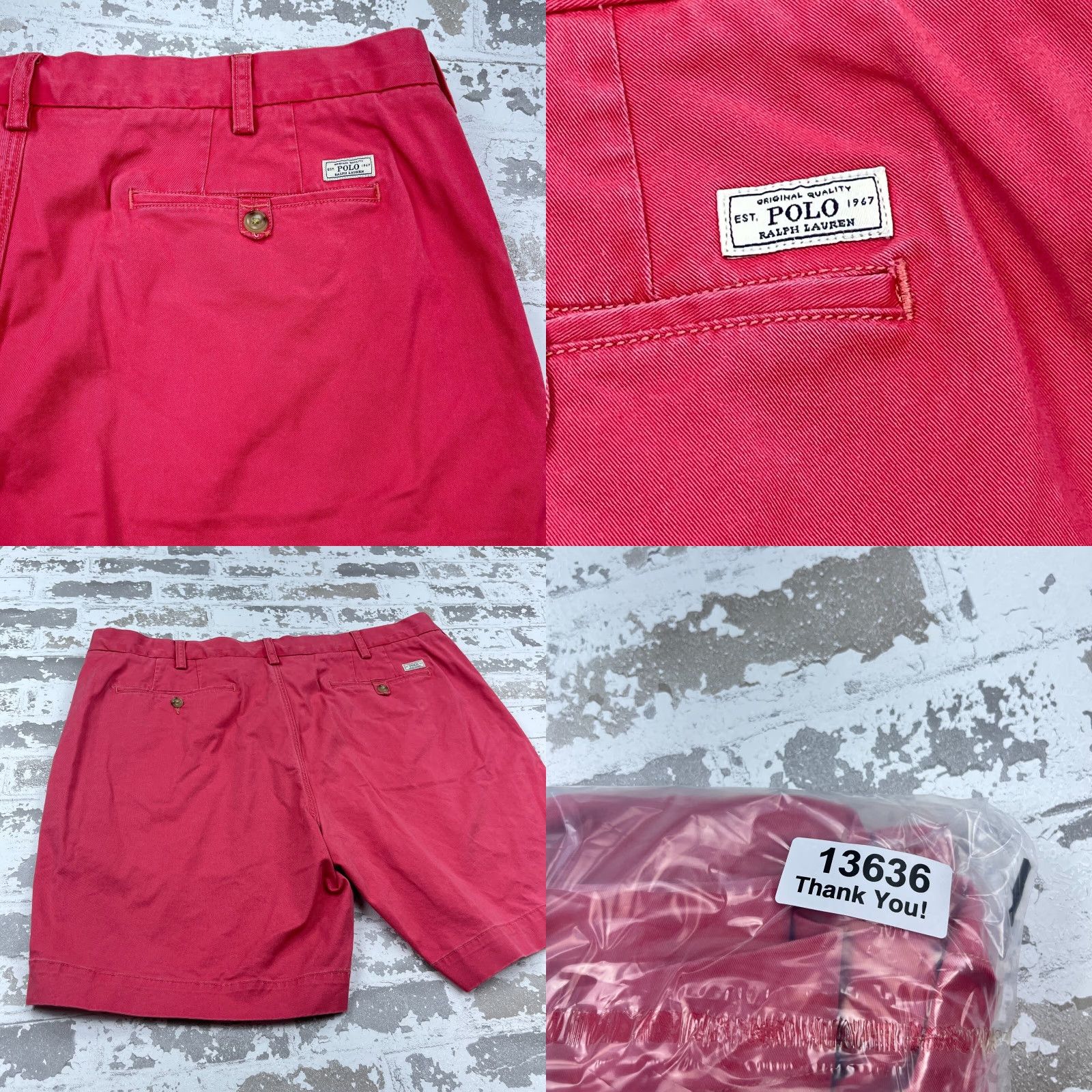 Polo Ralph Lauren Polo Ralph Lauren Chino Shorts Men 40 Pink Classic Fit Twill Casual Adult” Size US L / EU 52-54 / 3 - 9 Thumbnail