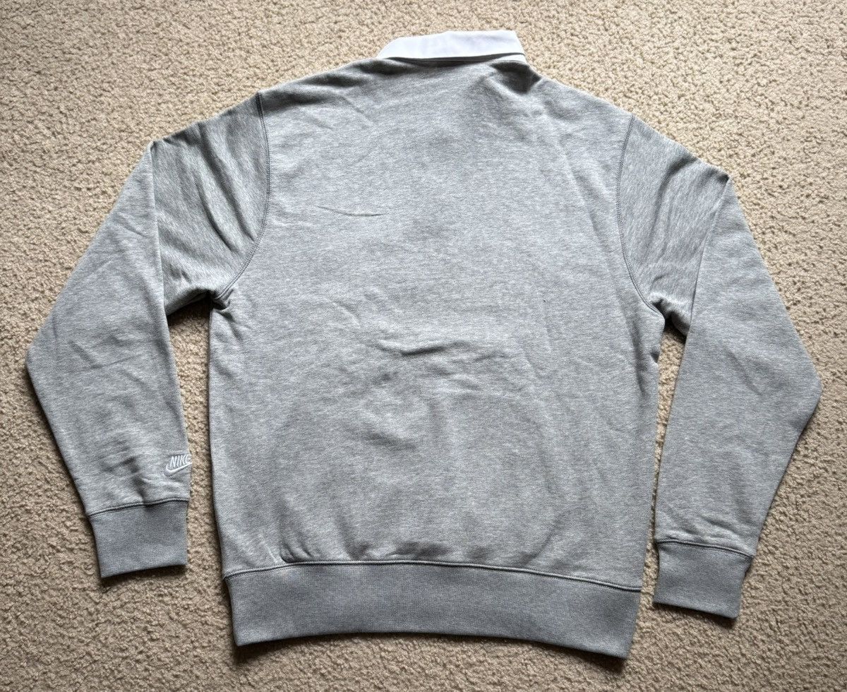 Nike Nike Club Fleece Long-Sleeve Polo Grey Size Medium NWT Size US M / EU 48-50 / 2 - 4 Thumbnail