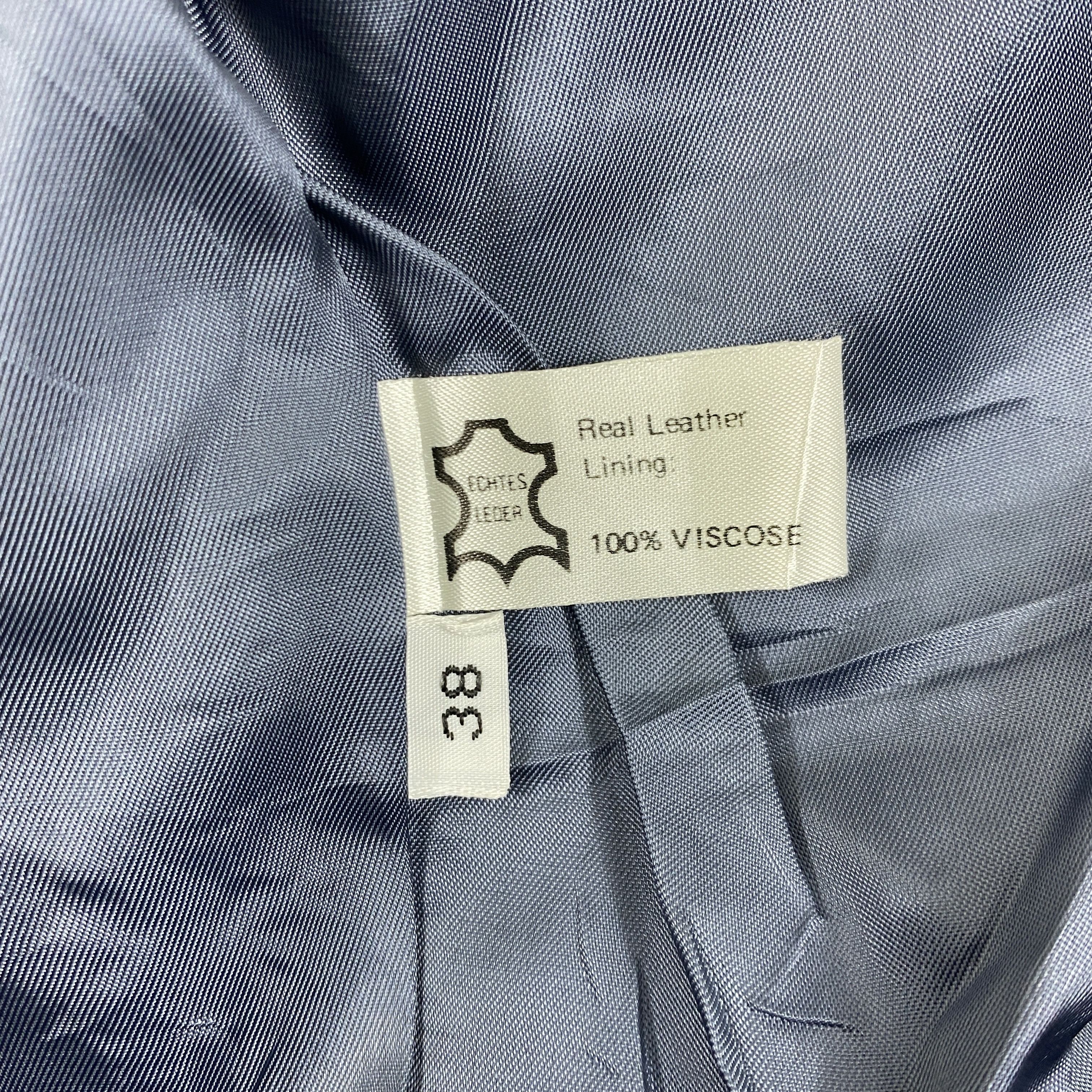 Vintage Vintage Genuine Real Leather Cropped Jacket Avant-Garde-J425 Size US S / EU 44-46 / 1 - 7 Thumbnail