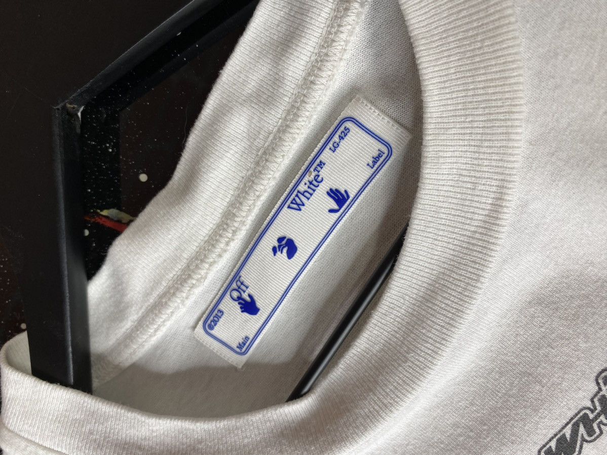 Off-White Virgil Abloh Arrows White T-Shirt Size Medium