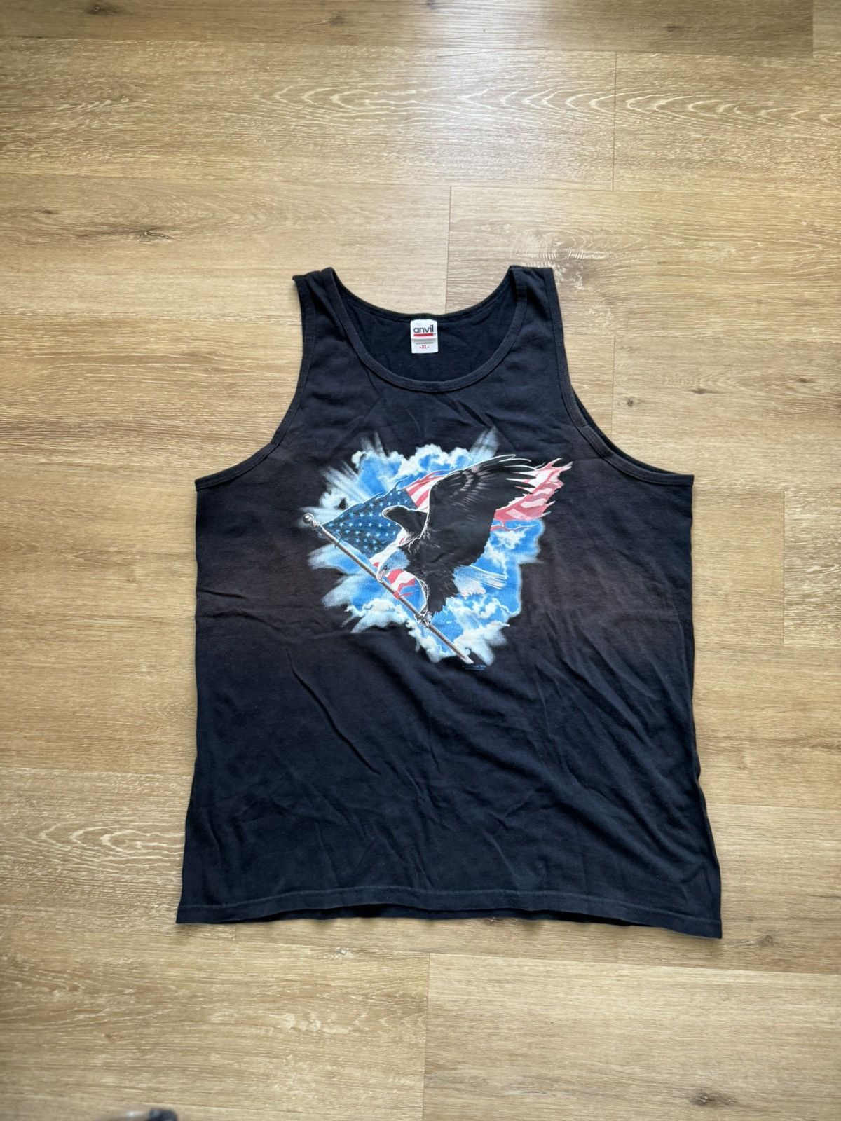 Other Majestic Eagle Holding American Flag Patriotic Tank Top XL Size US XL / EU 56 / 4 - 5 Thumbnail