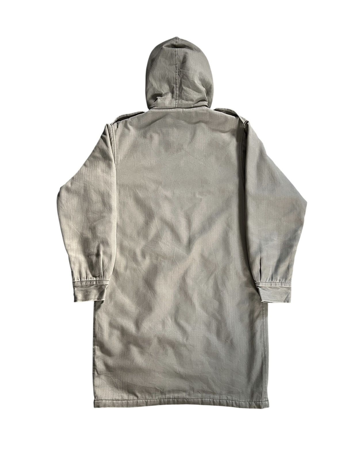 A.P.C. Vintage A.P.C Herringbone Twill Military Parka Jacket Size US M / EU 48-50 / 2 - 2 Thumbnail
