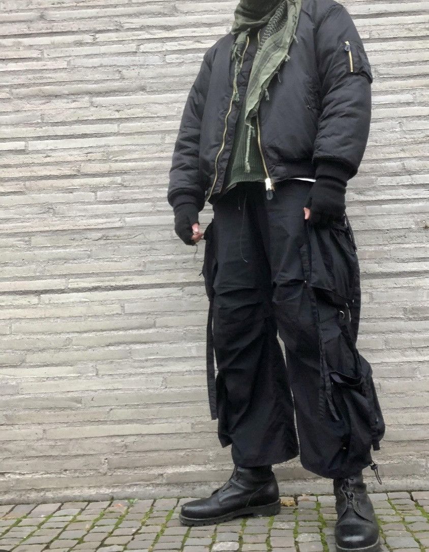 Japanese Brand JUNGLE HARDWEAR JAPAN BONDAGE PARACHUTE PANTS Size US 34 / EU 50 - 4 Thumbnail