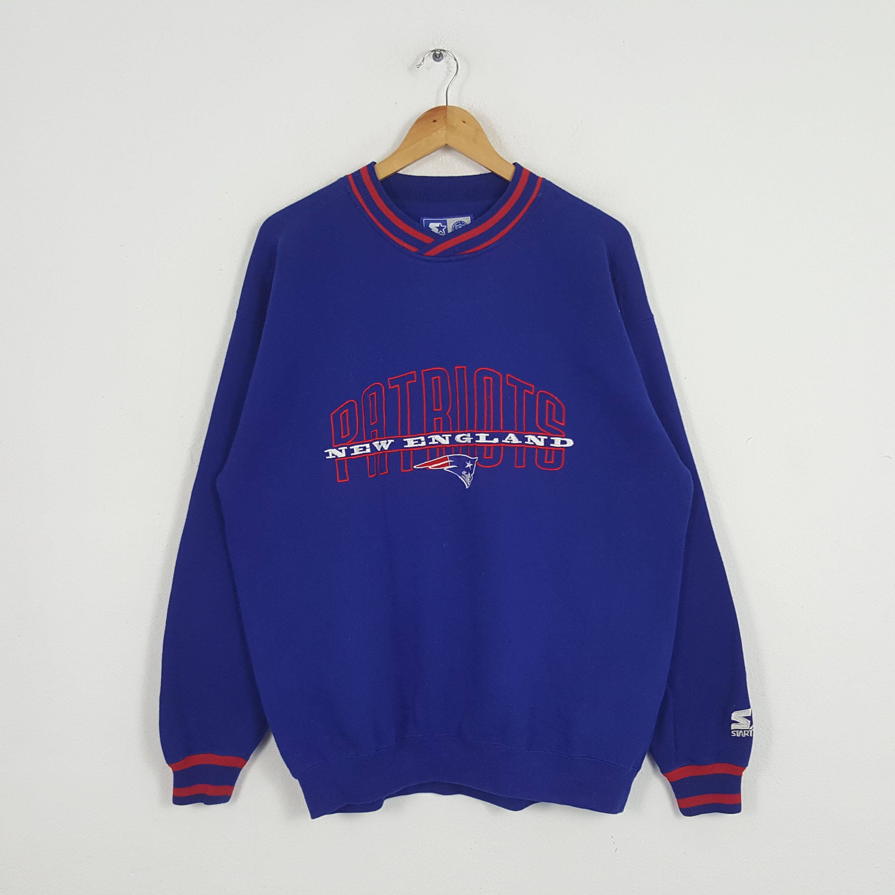 NFL × Starter × Vintage Vintage Patriots New England American Sport NFL Sweatshirt Size US L / EU 52-54 / 3 - 1 Thumbnail
