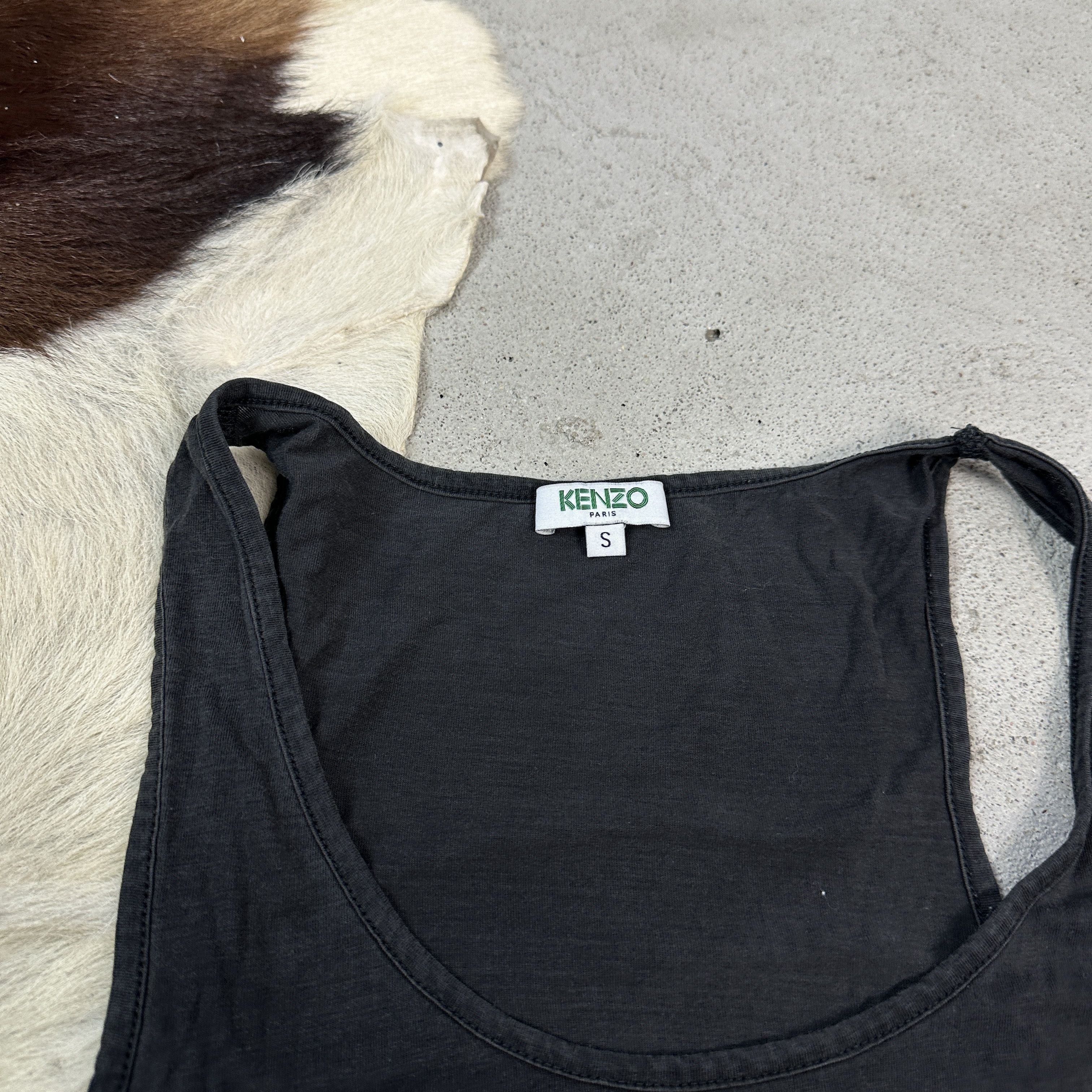 Kenzo × Vintage Vintage Avant Garde Archive Y2K Tanktop Kenzo Size S / US 4 / IT 40 - 3 Thumbnail