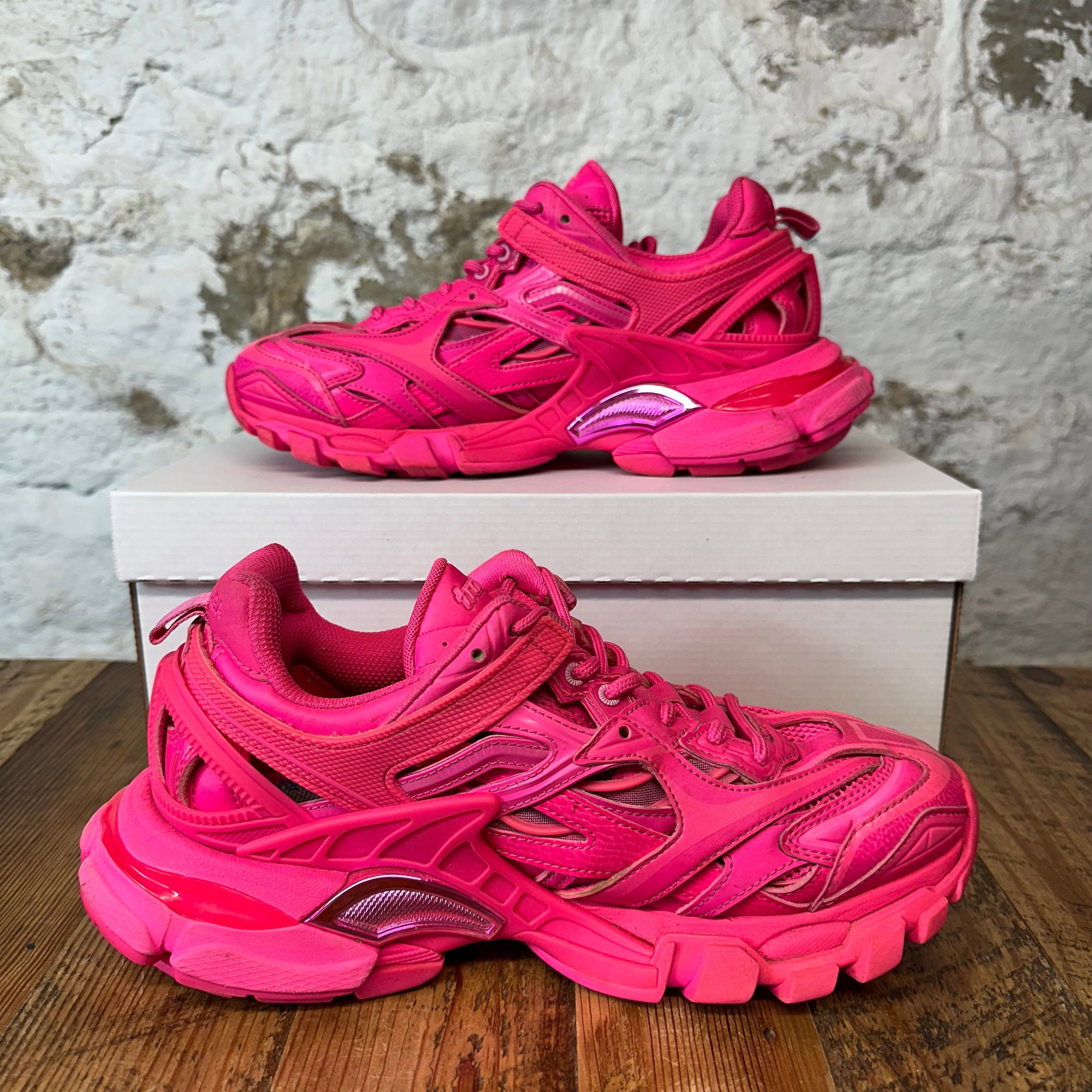Balenciaga Balenciaga Track 2 Hot Pink Sz 6.5 (39) Size US 6.5 / EU 39-40 - 2 Thumbnail