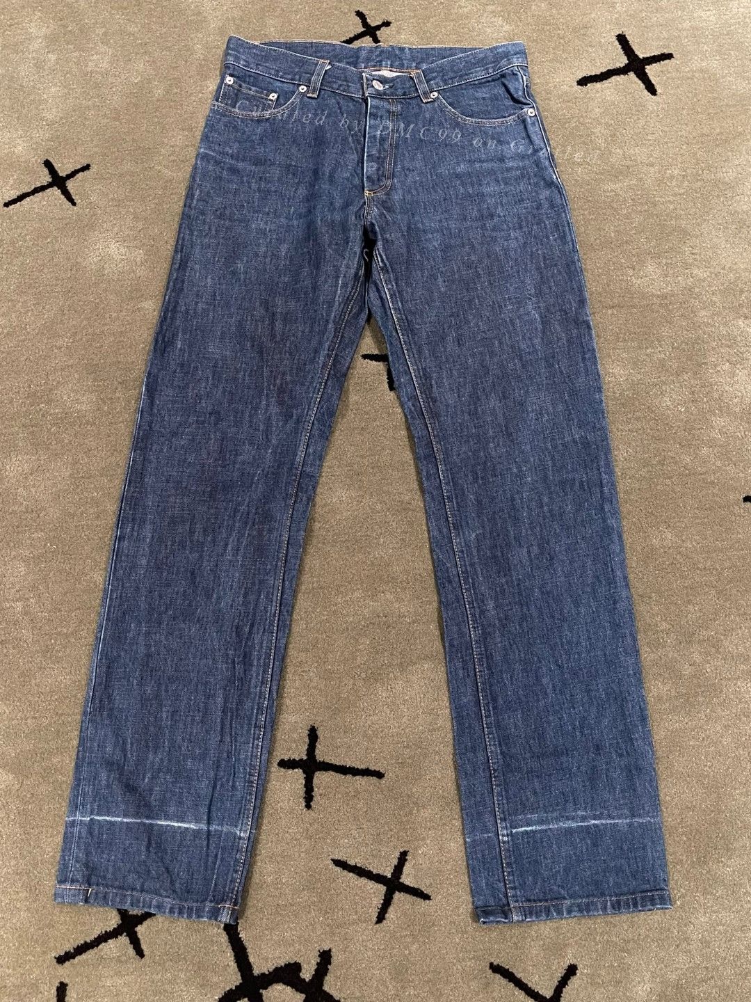 Helmut Lang Helmut Lang 1998 Runway Distressed Jeans Size US 30 / EU 46 - 1 Thumbnail
