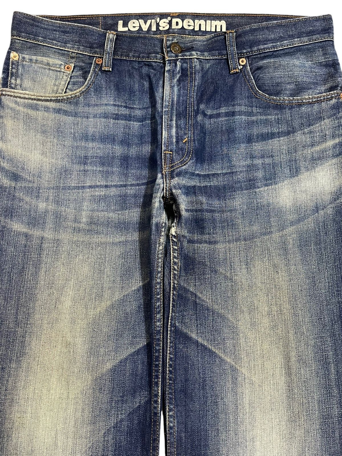 Levi's Vintage Levis 502 Blue Faded Wash Style Baggy Jeans Size US 36 / EU 52 - 3 Thumbnail