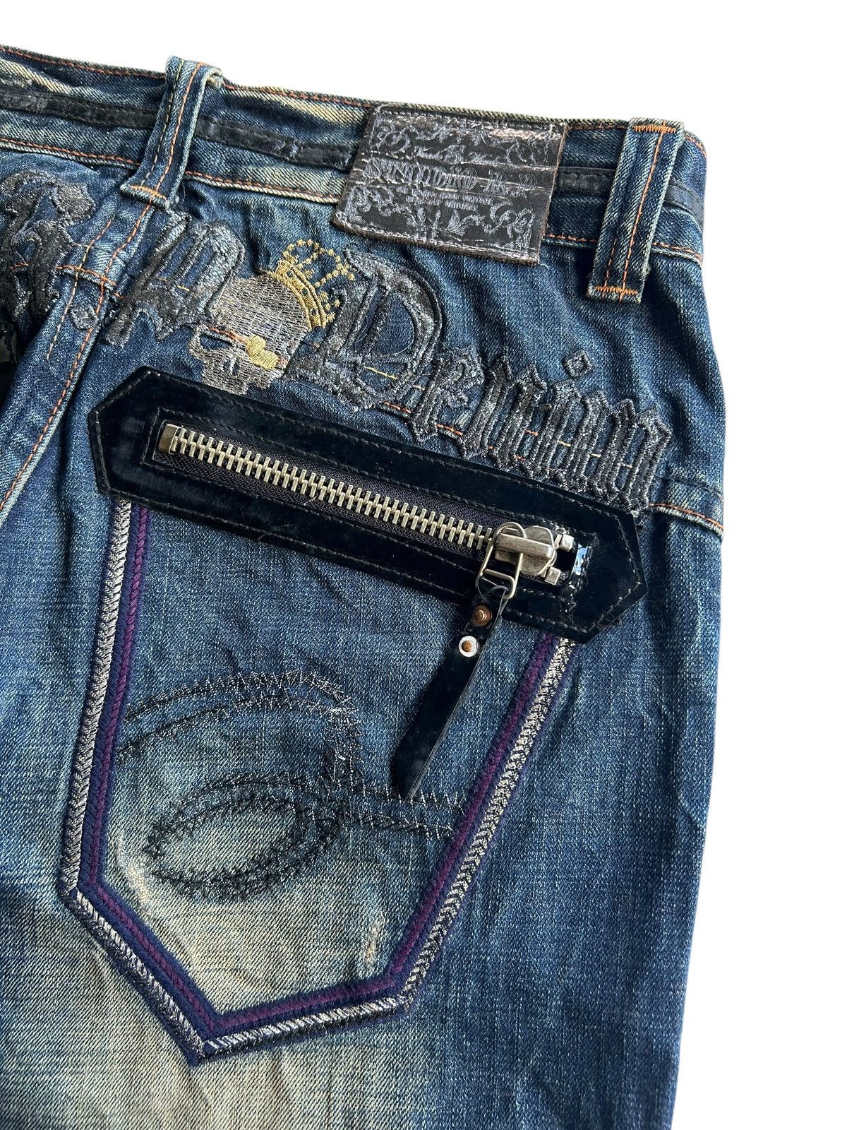 Japanese Brand × Kapital × Vintage Rusty Skull Japanese Brand Studio R.P Denim Jeans Size US 32 / EU 48 - 6 Thumbnail